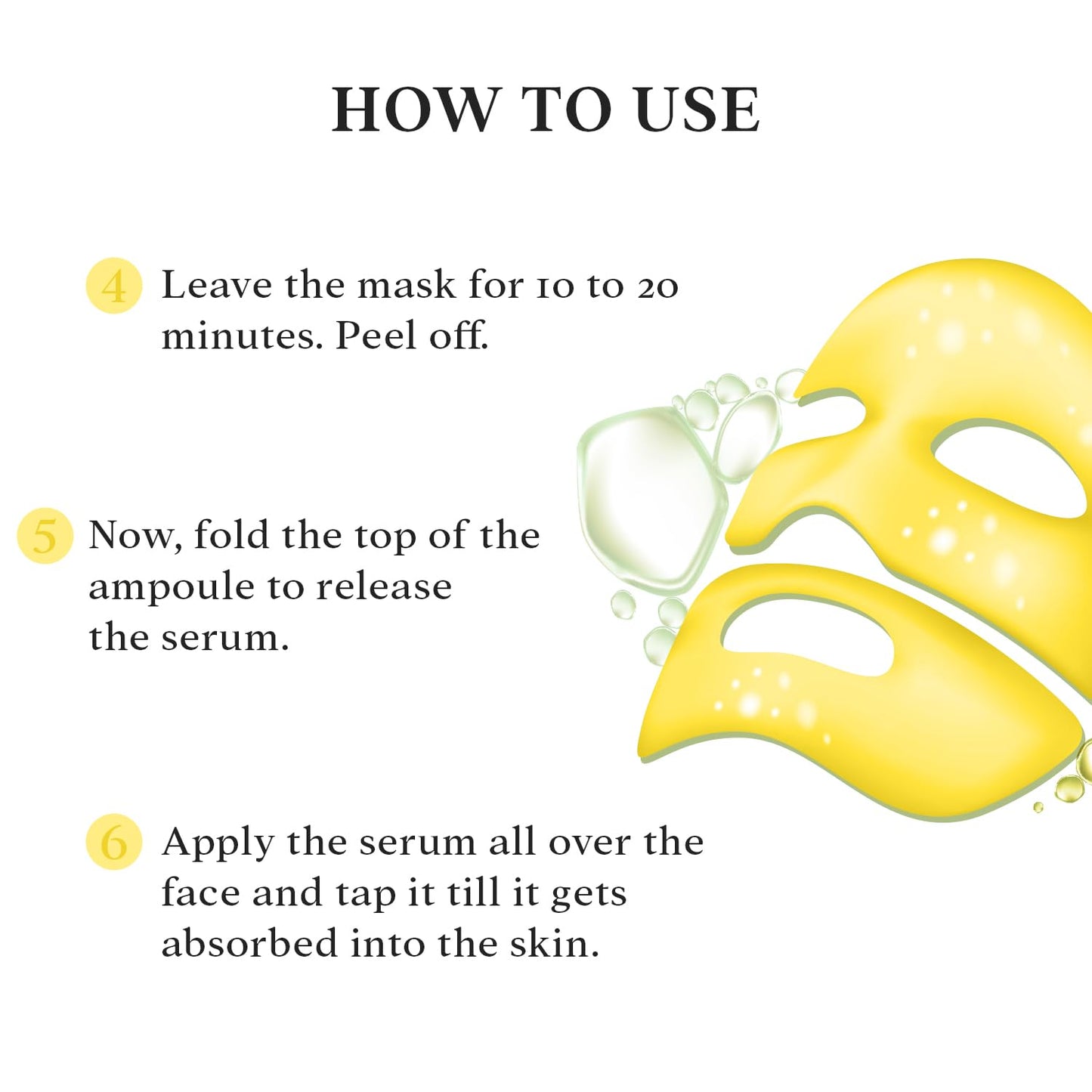 O3+ Vitamin C Hydrogel Facial Mask for Radiant & Glowing Skin