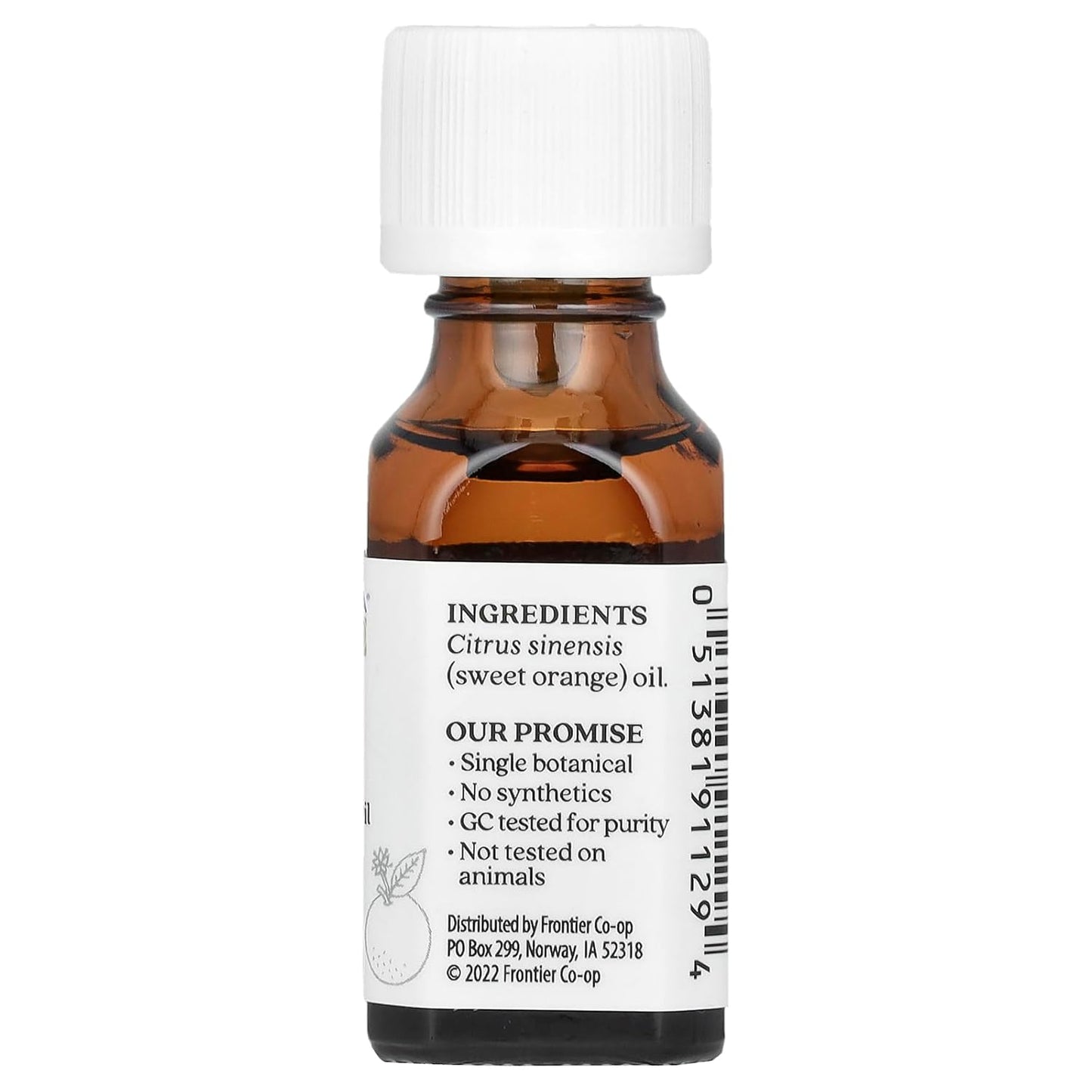 Aura Cacia Essential Oil, Orange Sweet/Citrus Sinensis, 0.5 Ounce