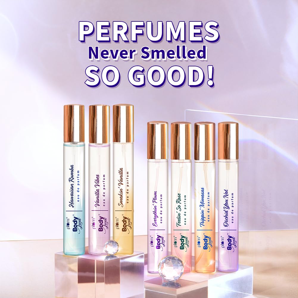 Plum BodyLovin' Orchid-You-Not Perfume | Long Lasting & Premium Fresh Floral Fragrance | Luxury Perfume For Women | Red Apple, Freesia & Musk Notes | Travel-Friendly | High On Fun (15 ml)