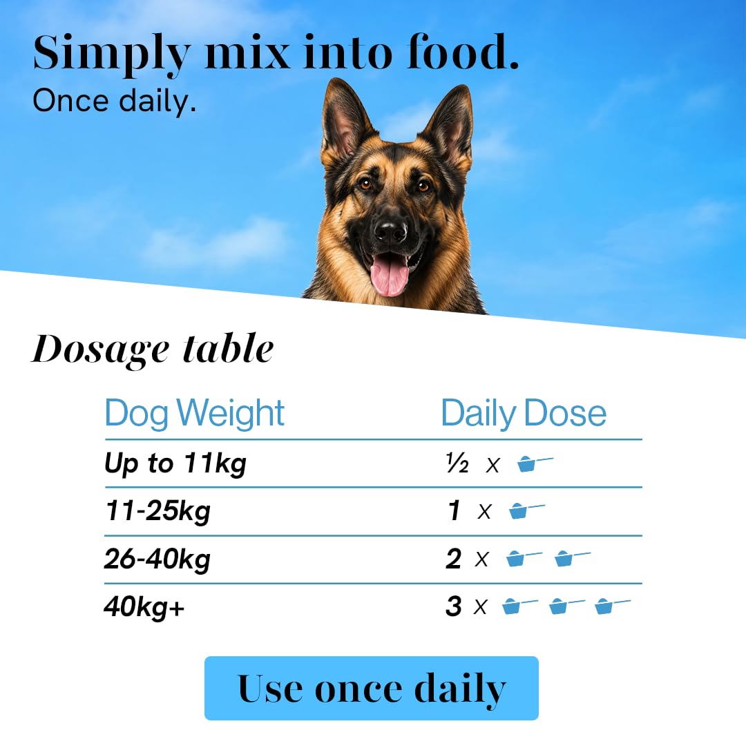 Winni Hip and Joint Supplement for Dogs | Supports Joint Health, Mobility & Flexibility | Chicken Flavor | Suitable for Puppies, Adult & Senior Dogs | No Preservatives or Additives | 120g