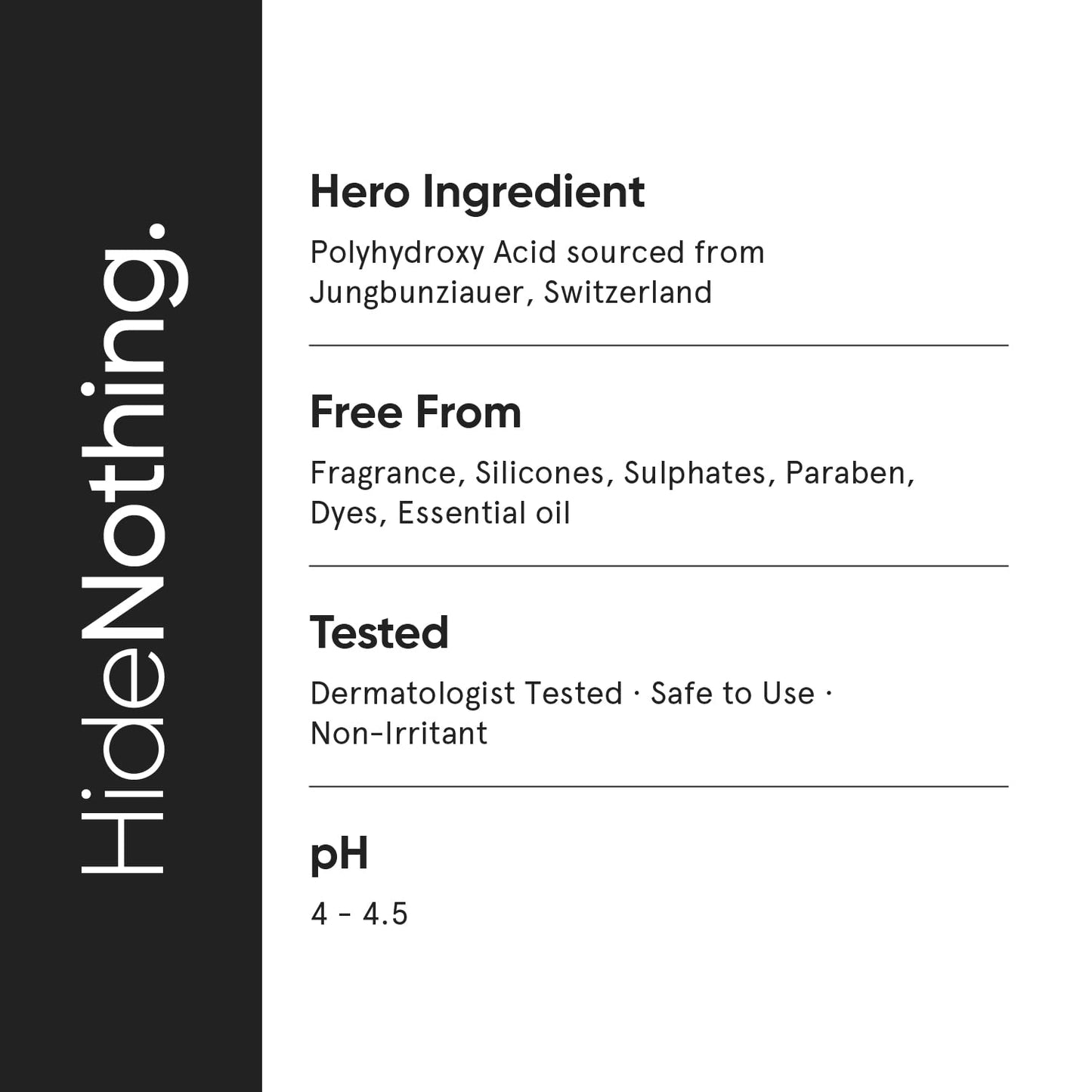 Minimalist Anti Acne PHA 3% Face Toner for Oily Skin | Pore Tightening & Mild Exfoliation For All Skin | Alcohol Free Hydrating Face Toner For Glowing Skin | 150 ml