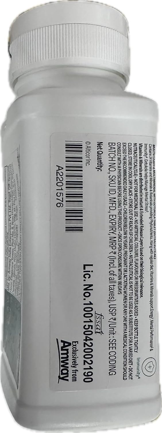 Zephivo Nutrilite Daily Plus Multivitamin & Multimineral With Gotukola Tablets (30N)