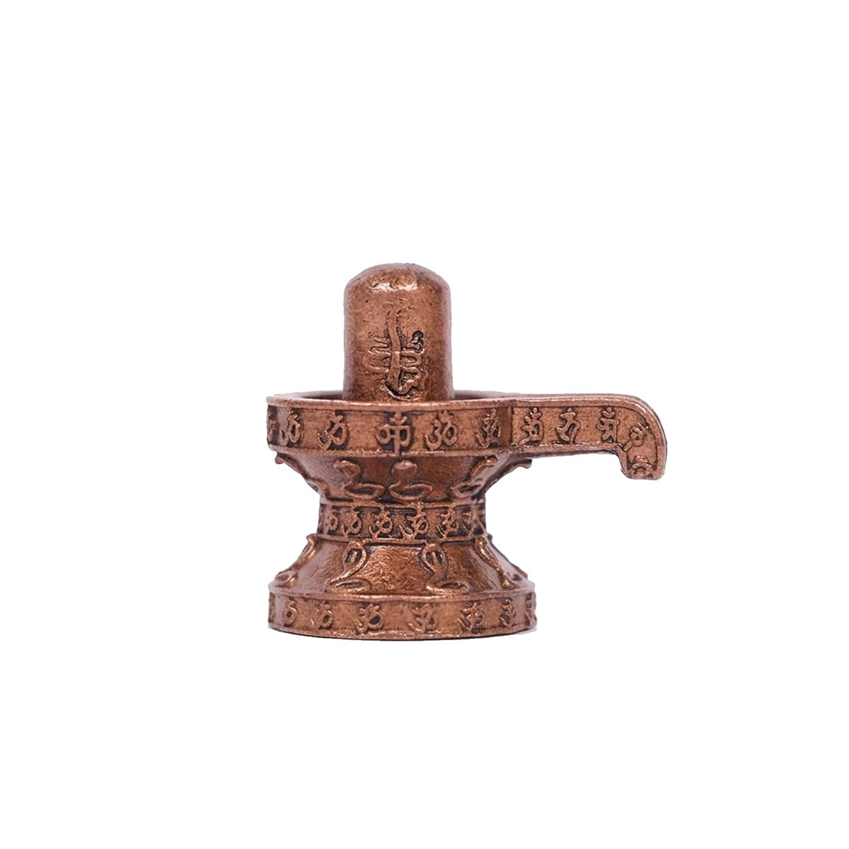 Pure Copper Shivling Murti | Handcrafted Copper Idol for Pooja Room, Vastu Decor | Traditional & Auspicious Religious Hindu God Showpiece & Gift Item | 83gm (3.5x5.5 cm)