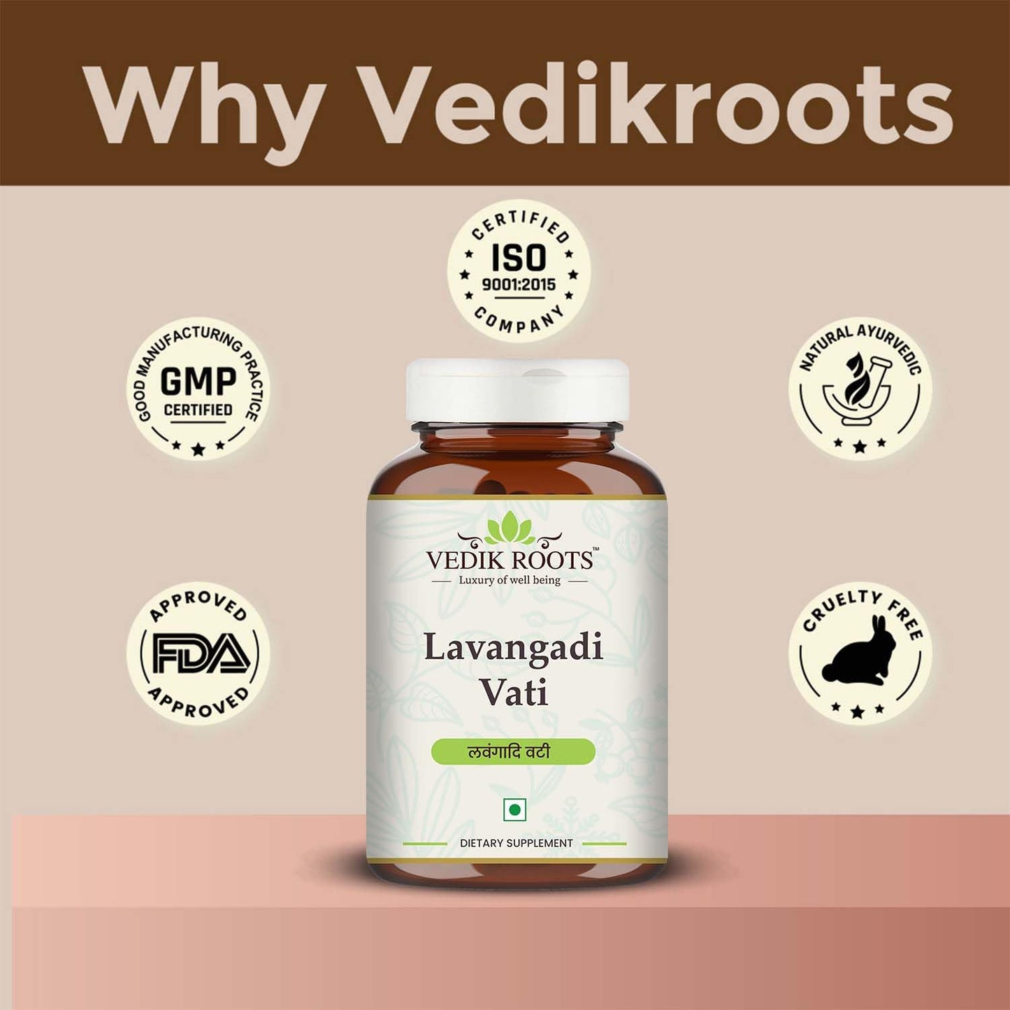 Lavangadi Vati - For Relieving Nasal Congestion | Ayurvedic Supplement For Respiratory Issues | Support Healthy Digestion 120 Tab (Pack-1)