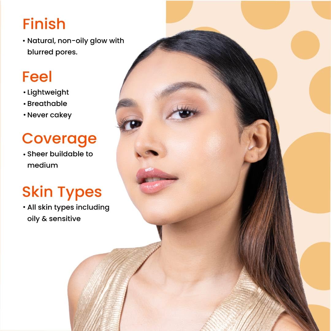 Foxtale SPF 50 Tinted Sunscreen PA++++ - Nude | Niacinamide & Vitamin E | UVA/UVB Protection + BB Cream + Foundation in 1 | Blurs Pores, Evens Tone, Non-Oily Glow | Suitable for All Skin Types | 50ml