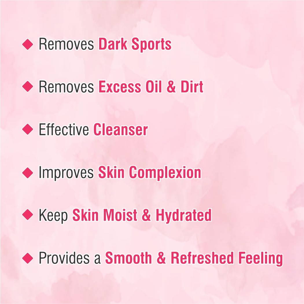 Ncglo Face Wash with Glutathione, Kojic Acid Dipalmitate, Liquorice, Niacinamide, Glycolic Acid, Lactic Acid, D-Panthenol, Vitamin-C for Skin Brightening and Cleansing