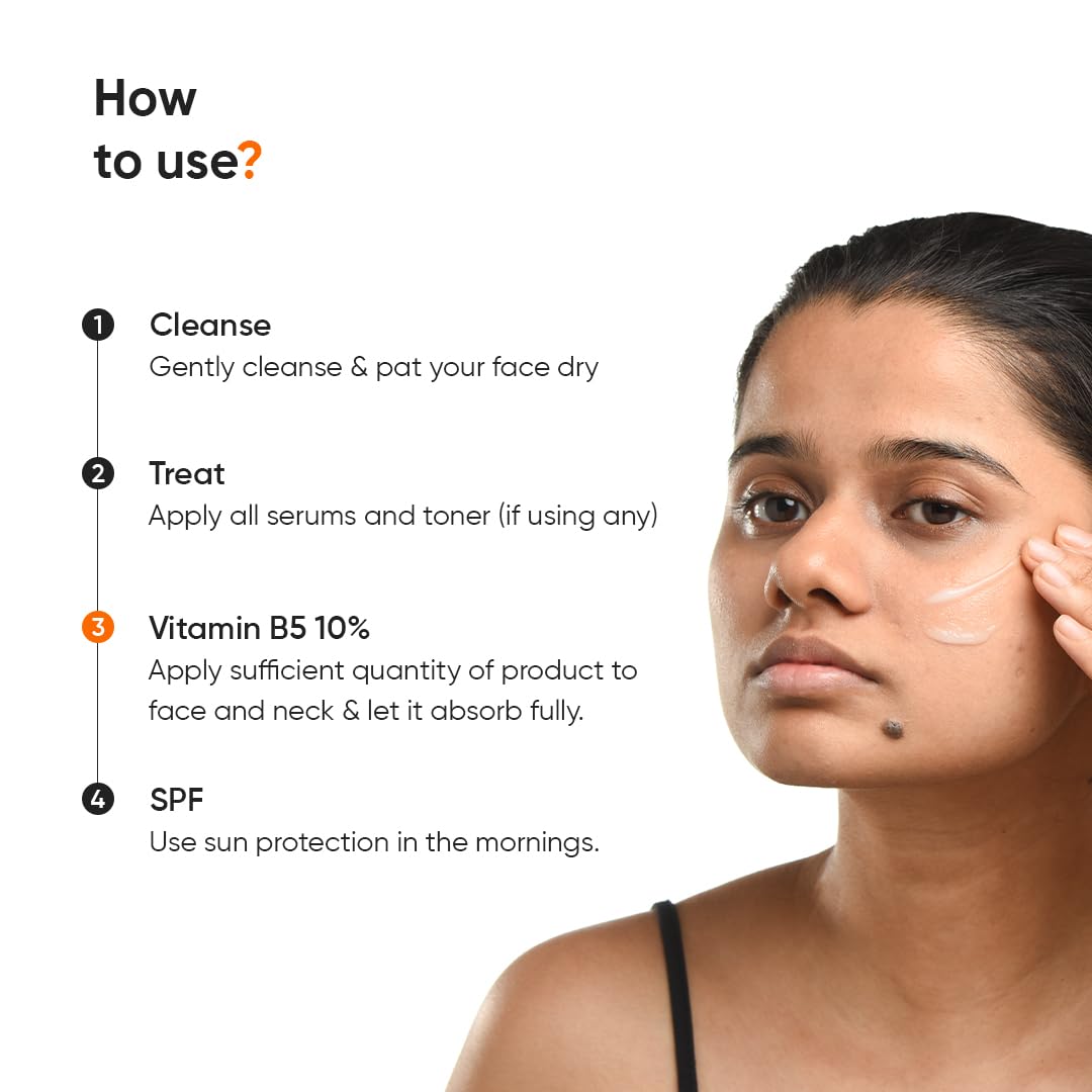 Minimalist Dehydrated Skin Moisturizer with 10% Vitamin B5 for Oily & Acne-Prone Skin | Oil-Free Hydration & Lightweight Gel Formula for Damaged Barrier Repair | Fast-Absorbing & Non-Sticky Lightweight Winter Cream | 50 grams