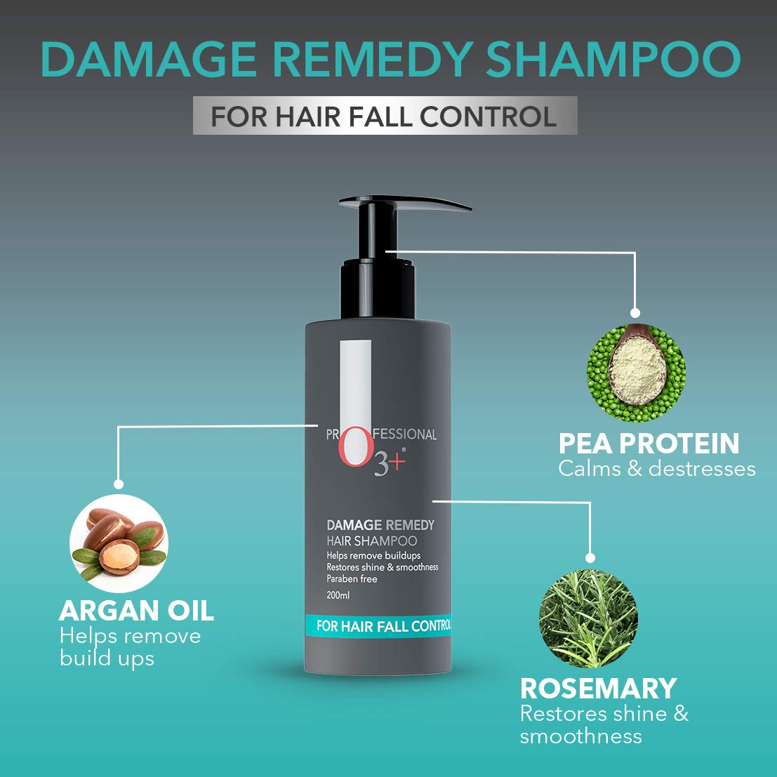 O3+ Professional Damage Remedy Hair Shampoo 200 ml