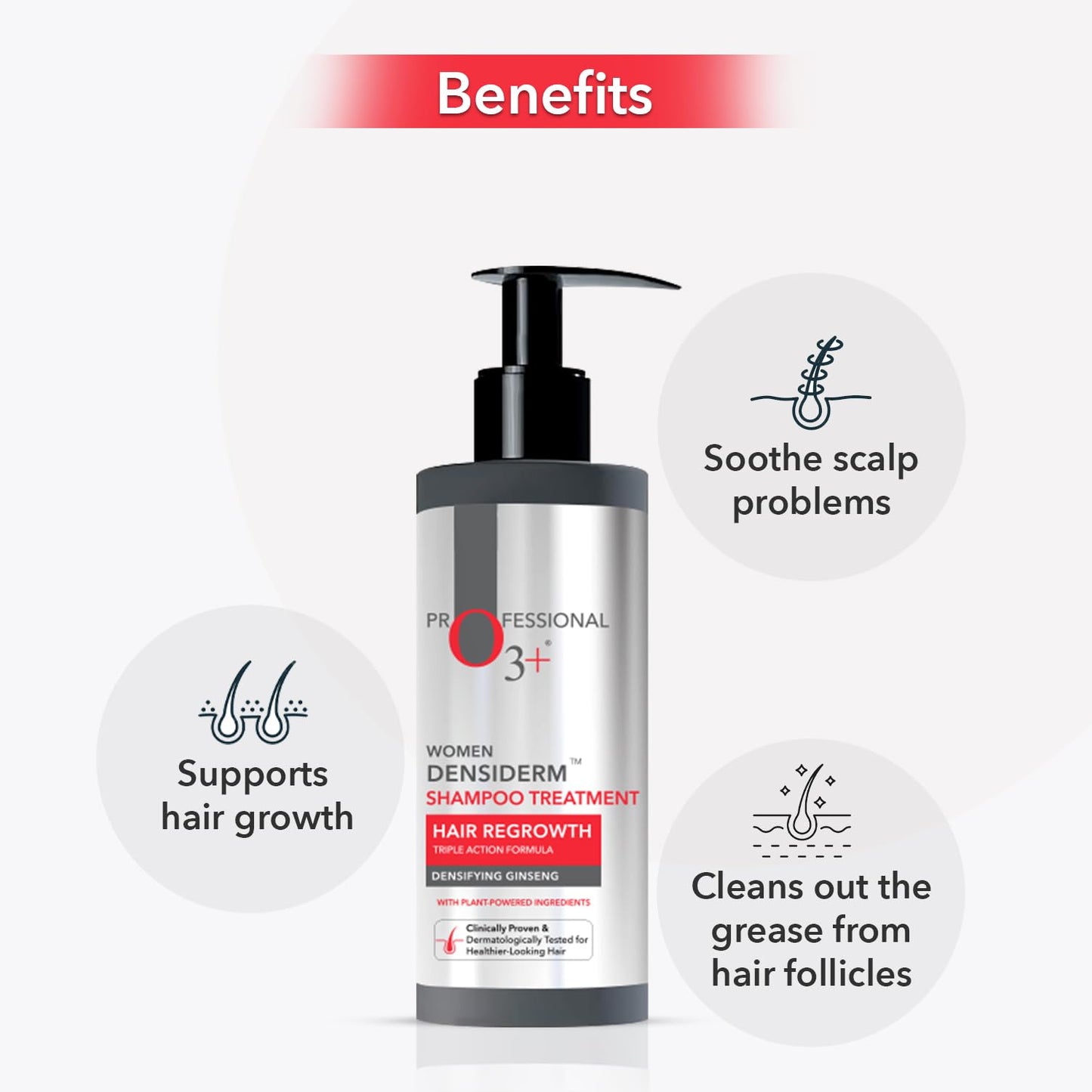 O3+ Densiderm Shampoo for Women - 200ml