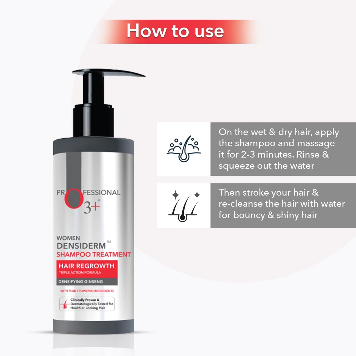 O3+ Densiderm Shampoo for Women - 200ml