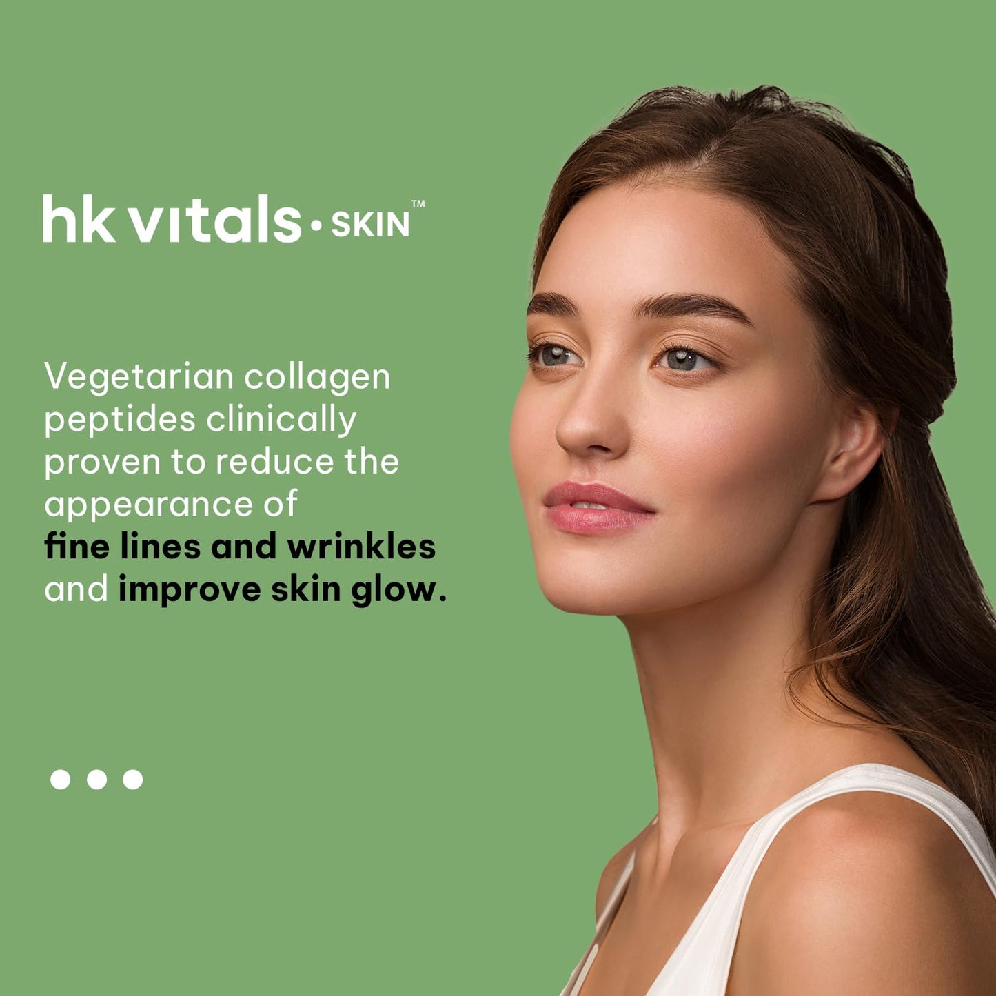 HealthKart hk vitals Veg Collagen Supplement (Mixed Fruit, 200g) | With Biotin, Vitamin C, E, Sodium Hyaluronate | For Healthy Skin, Hair & Nails