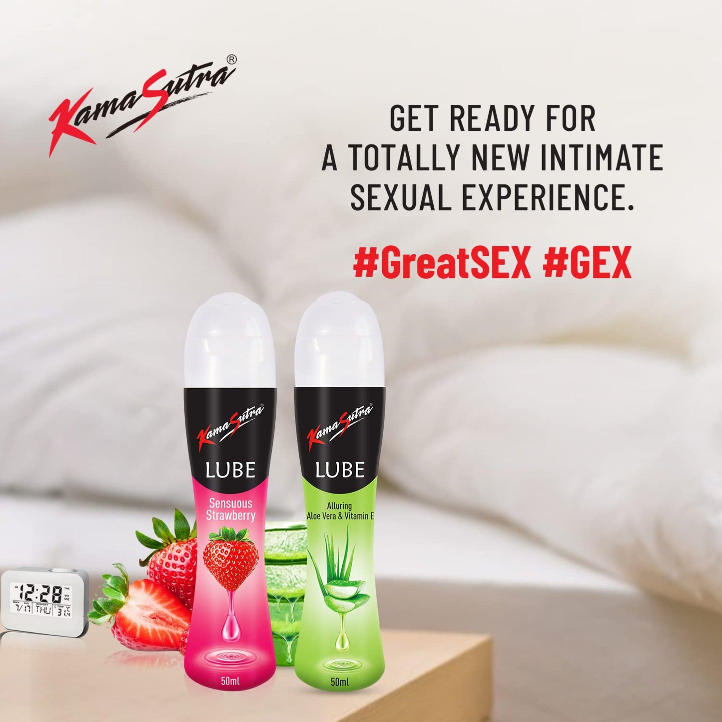 KamaSutra Strawberry Personal Lubricant - 50 ml