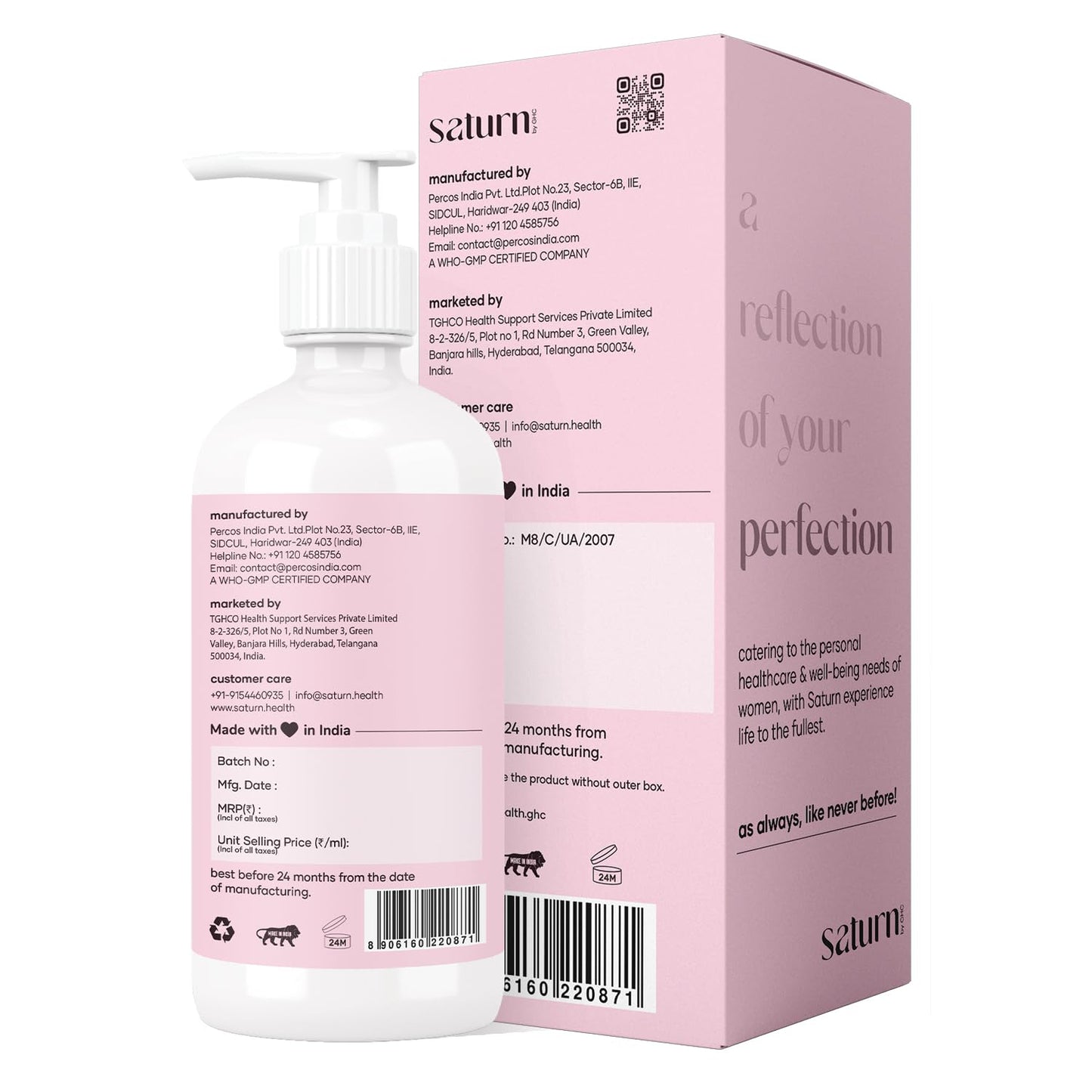 Saturn by GHC 2% Salicylic Acid Body Wash for Women With Niacinamide, Glycerin & Cucumber Extract, Gently Exfoliates & Deeply Nourishes, SLS-Free, Paraben-Free | 250 ml