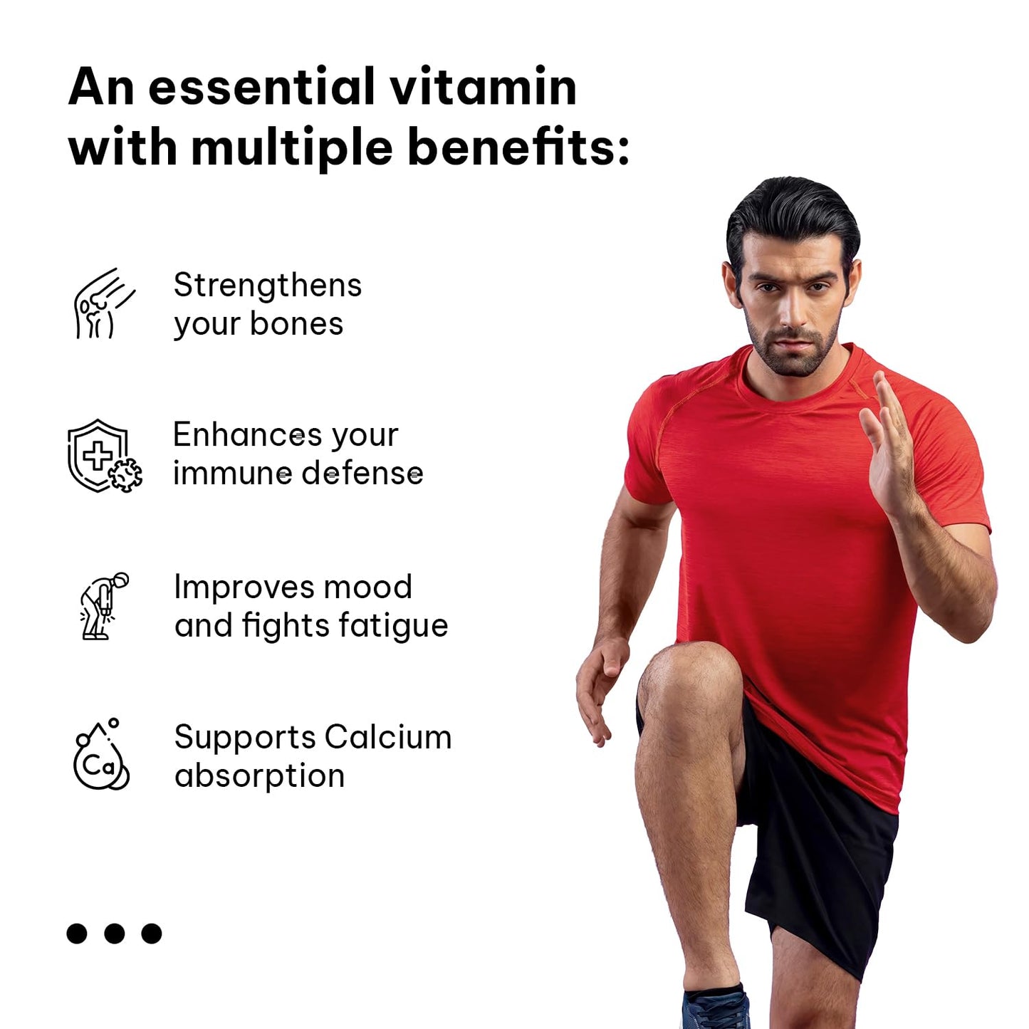 HealthKart hk vitals Vitamin D3 (600 IU) | With Sunflower Oil, Promotes Calcium Absorption | Bone Health, Muscle Strength & Immunity