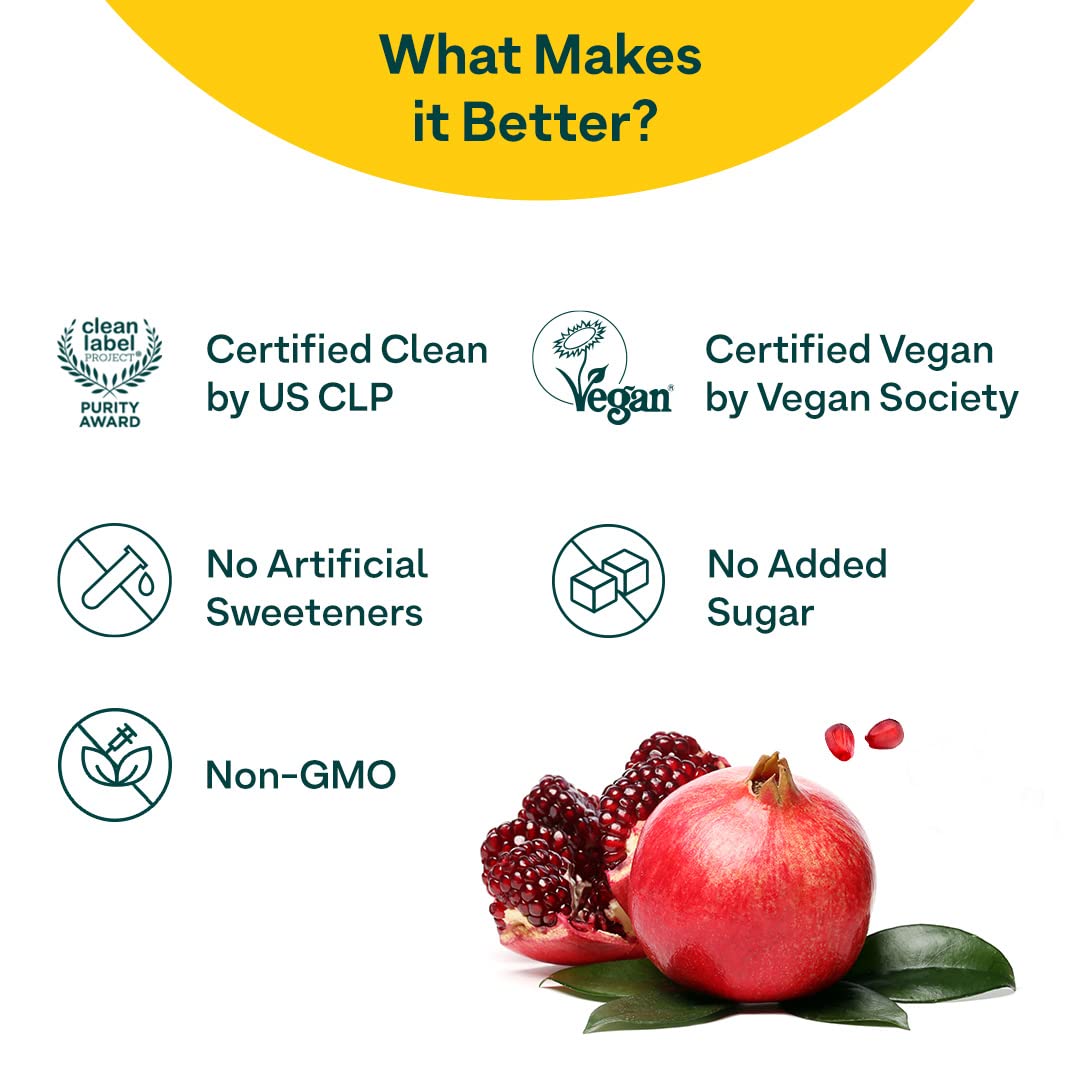 OZiva Plant Based Biotin for Hair Growth| Biotin Powder for Increased Hair Density, Shinier Hair, Healthier Skin & Nails (With Silica, Sesbania Agati), Certified Clean & Vegan, 125g (Classic)