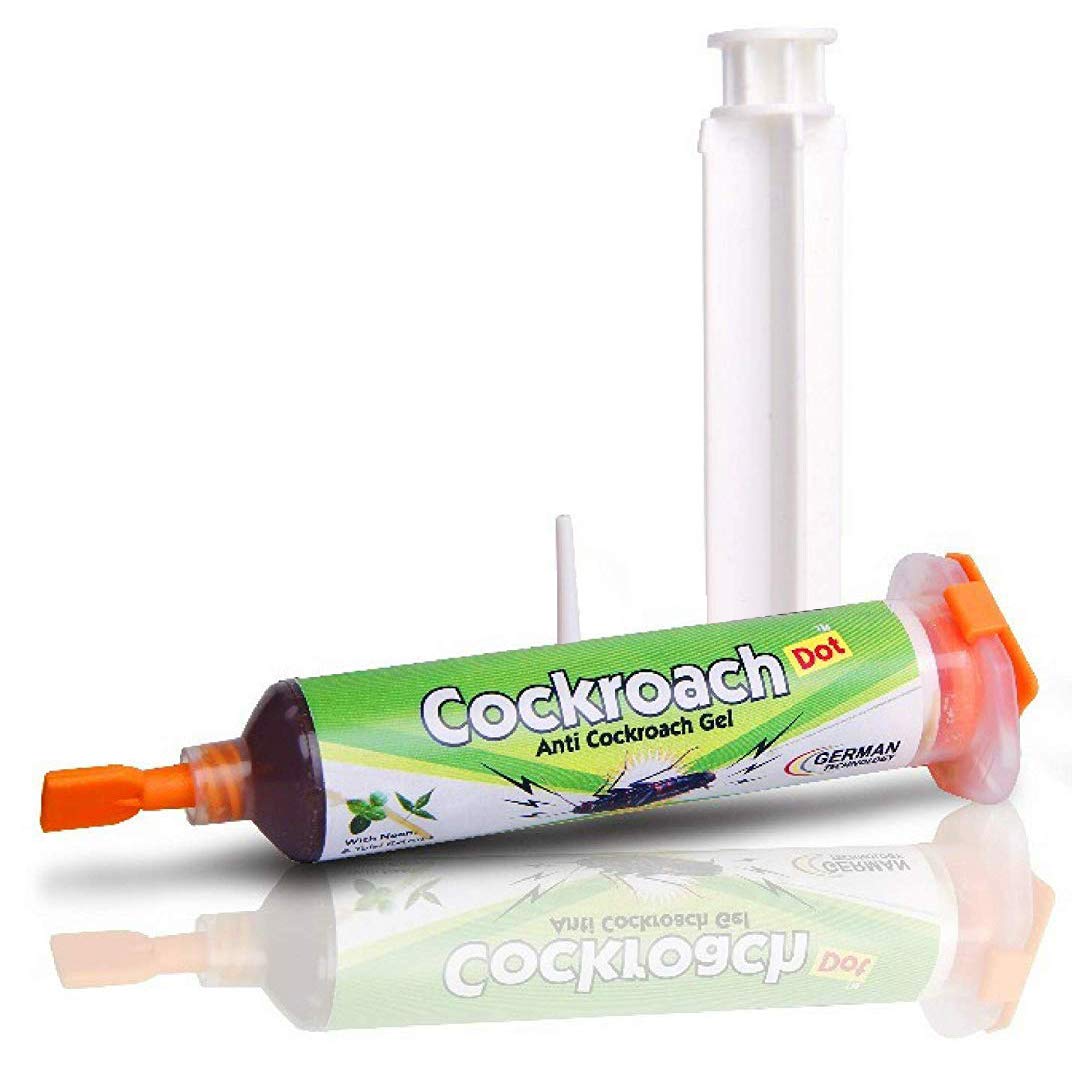 Cockroach Dot | Anti Cockroach gel with Neem extract(40gram) | Roach control | gel Bait with Easy to Use Injection