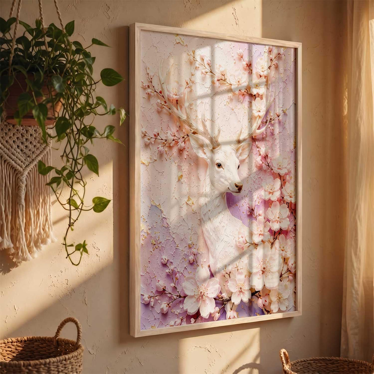 Framed Wall Art, 3D Textured Decorative Painting for Living Room, Bedroom, Office, Home Decor – Multiple Designs & Themes (design 2, 19 X25, Brown)