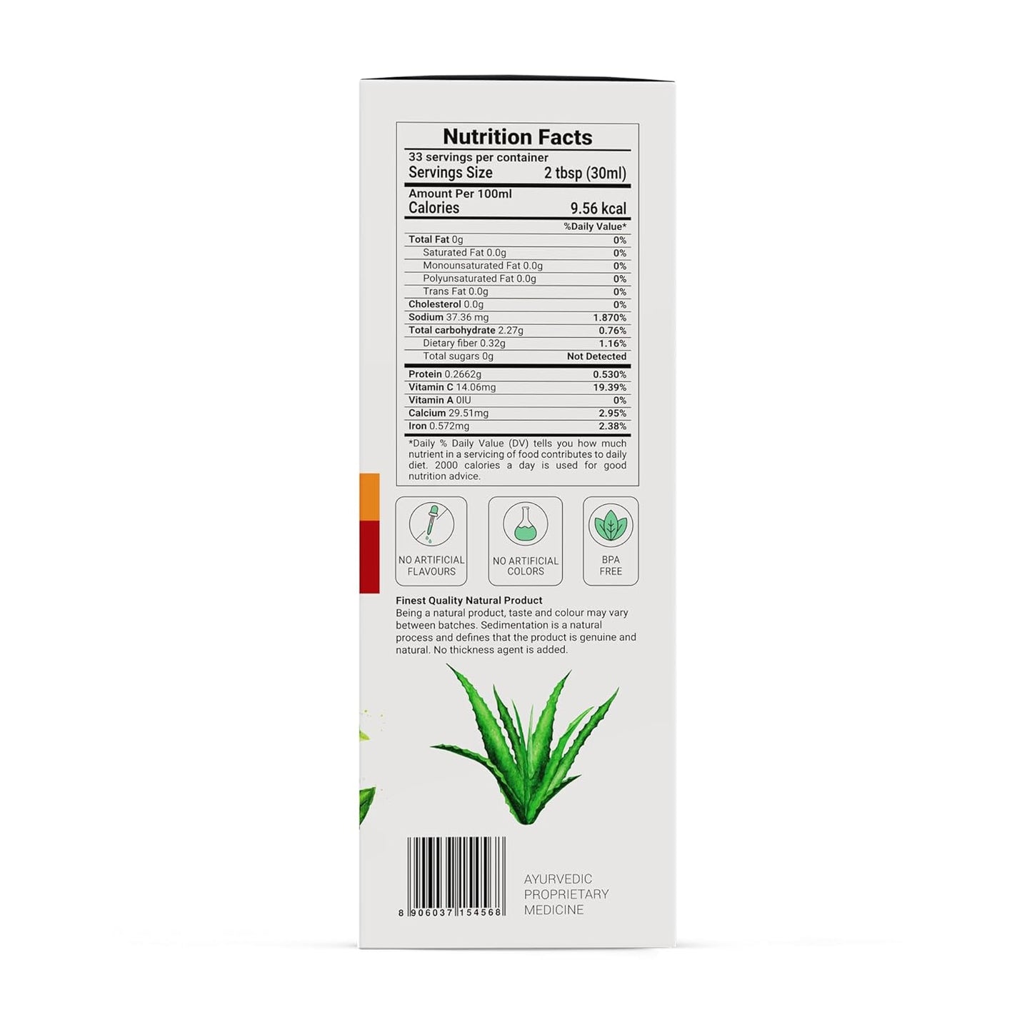 Krishna's Sciatifix Herbal Juice - Good source of calcium | Strengthens bones and muscles | 100% Organic Ingredients, No Artificial Colors & Gluten Free - 1000 ml (Pack of 1)