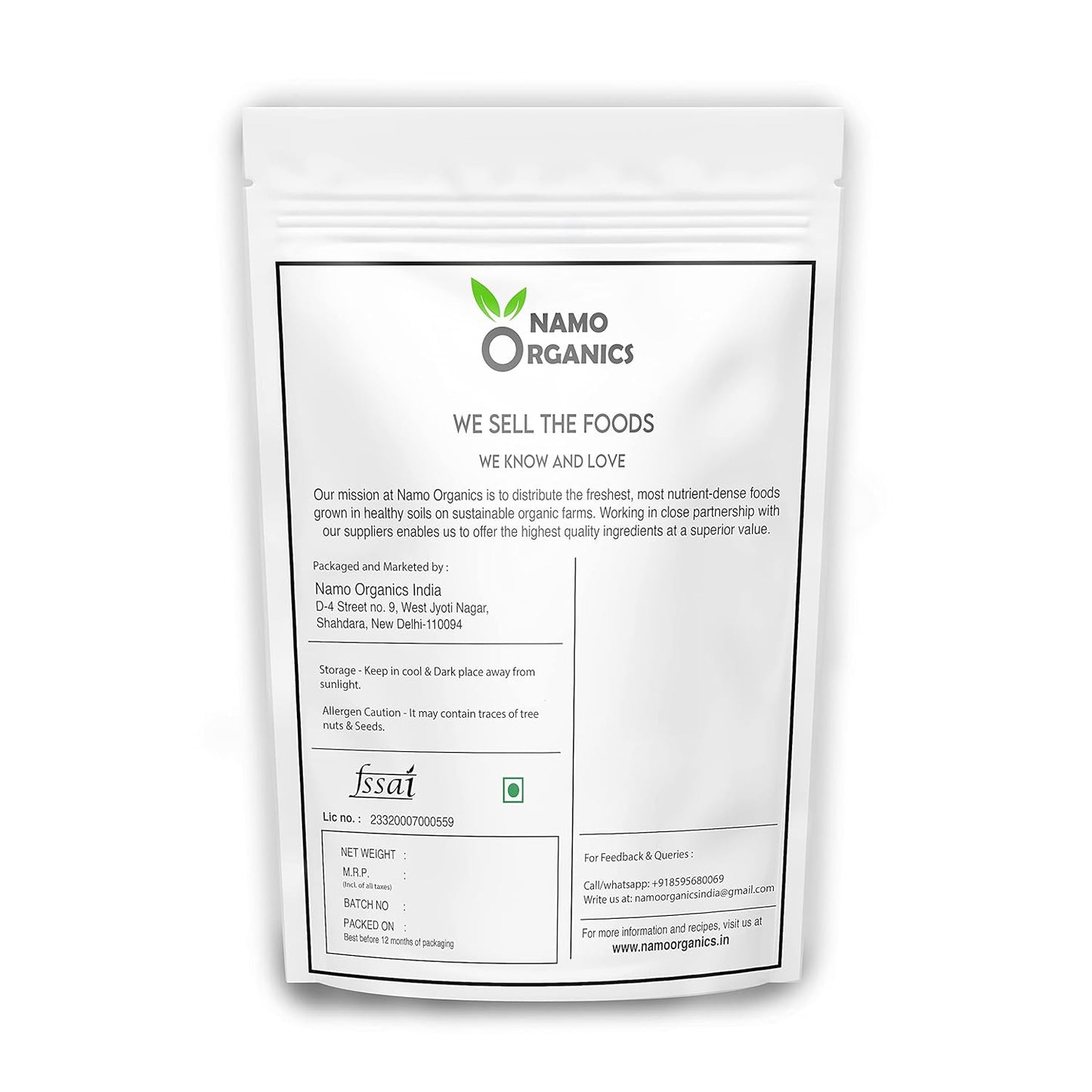 Namo Organics Mulethi Stick For Eating - 100 Gms - Yashtimadhu/Licorice Roots For Throat