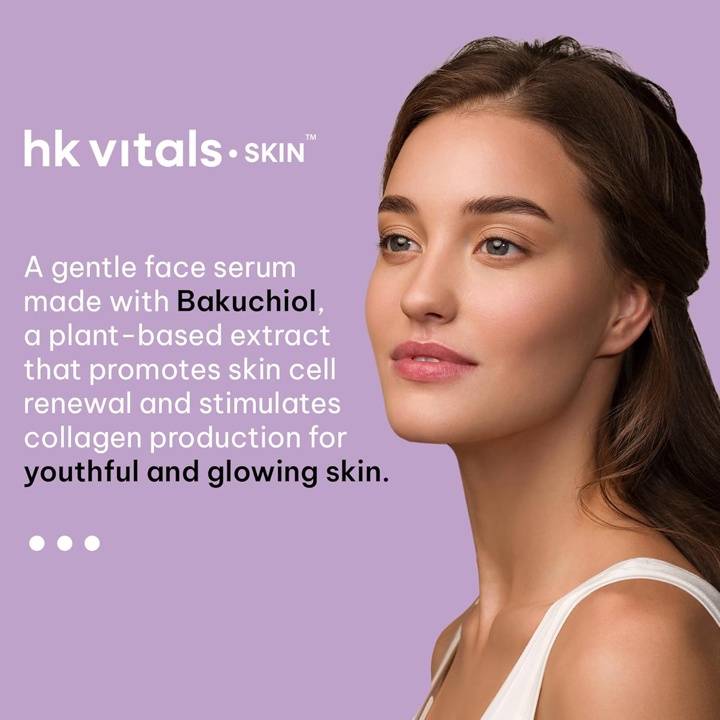 hk vitals 1% Bakuchiol Serum, 15ml | Retinol Alternative | For Glowing & Hydrated Skin, Boosts Collagen Production | All Skin Types
