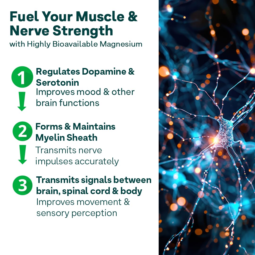 OZiva Magnesium Triple Complex for Muscle, Sleep and Nerve Function | With Aquamin Mg, Glycinate, Magnesium L-Threonate & Bisglycinate | 60 Vegetarian Tablets