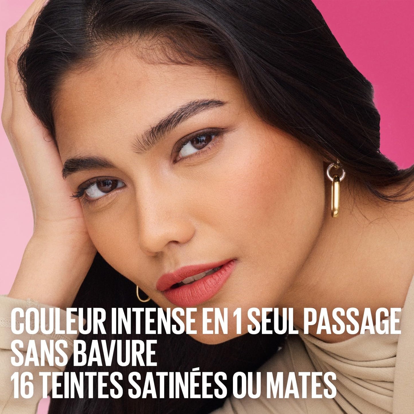 Maybelline New York Serum Lipstick (Matte) weightless hydration, One-swipe bold color, Mauve - 006 Hold the Door, 4.2g