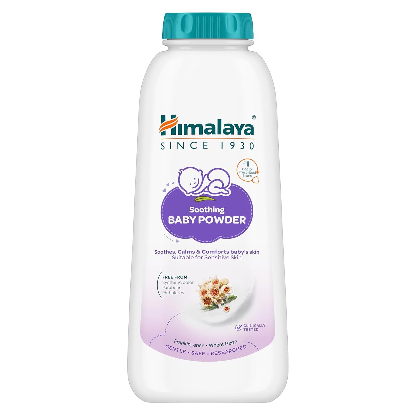 Himalaya Soothing Baby Powder 200gm | No.1 Doctor-Prescribed Brand | Formulated for sensitive skin | Soothes, calms and comforts baby's skin | 99% Natural Origin Ingredients | Free from harsh chemicals
