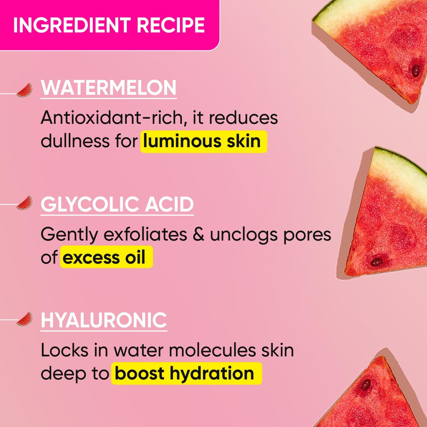 zephivo DOT & KEY Watermelon Superglow Matte Oil Free Moisturizer For Face With Watermelon Extracts | Lightweight Gel, Controls Excess Oil, Hydrates & Plumps Skin, With Glycolic Acid For Oily Skin | 60Ml