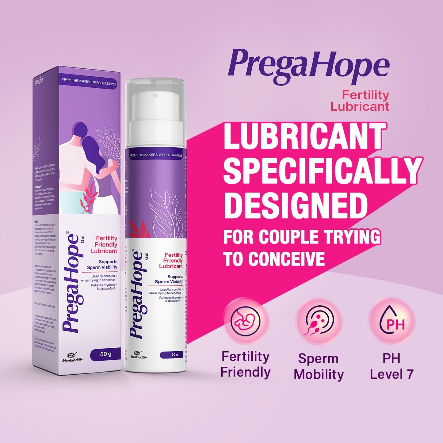 Prega Hope | Fertility Friendly Lubricant | For Couples Trying To Conceive