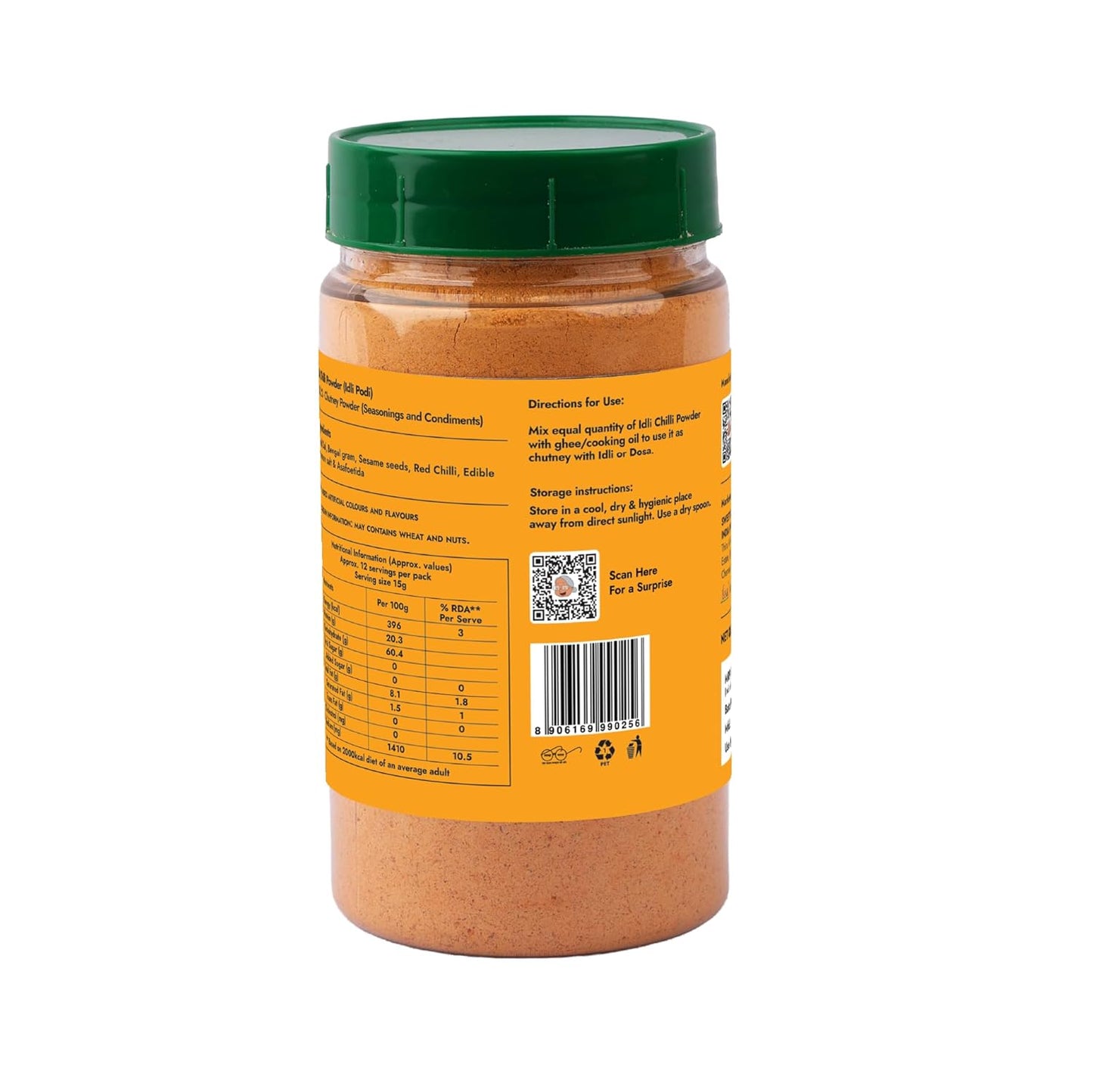 Sweet Karam Coffee Idli Podi (Chilli Gun Powder) – 180g | Authentic South Indian Homemade Spice Mix | Aromatic & Flavorful | No Preservatives | Tasty & Healthy | Perfect with Idli, Dosa & Rice
