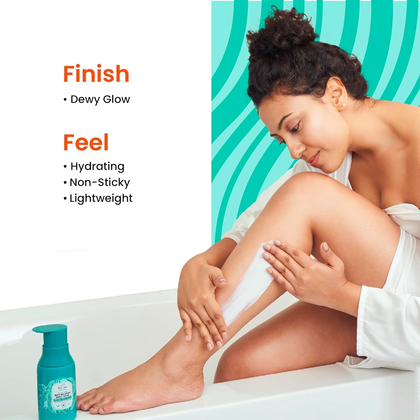 Foxtale Hydrating Body Lotion with Hyaluronic Acid & Ceramides | 72-hour Hydration | Lightweight & Non-Sticky | Long Lasting Musk Fragrance | Body Lotion for Men & Women | All Skin Type | 200 ml