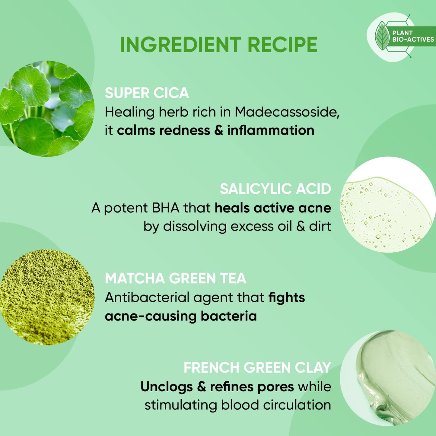 Zephivo Dot & Key Skin Care Pollution + Acne Defense Green Clay Mask | Clay Mask for Face with Salicylic & Matcha Tea | Reduces Active Acne, Soothes Redness | For Dark Spots, Oily, Acne Prone Skin | 85g