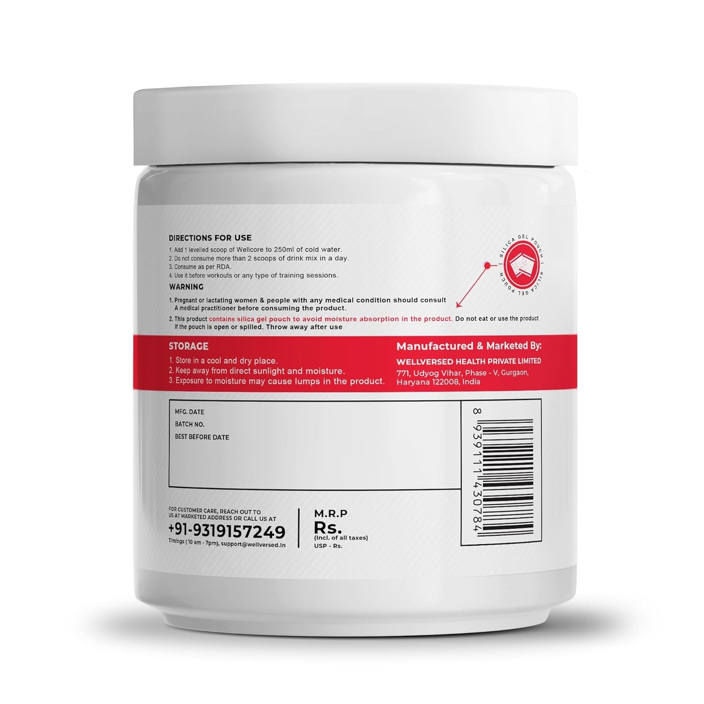 Wellcore-Beast Mode Pre Workout Supplement Powder(210G,15 Servings) Valencia Orange Pre Workout For Men&Women With 200 Mg Alpha Gpc 200 Mg Caffeine 6500Mg Citrulline Complex 1000Mg Creatine