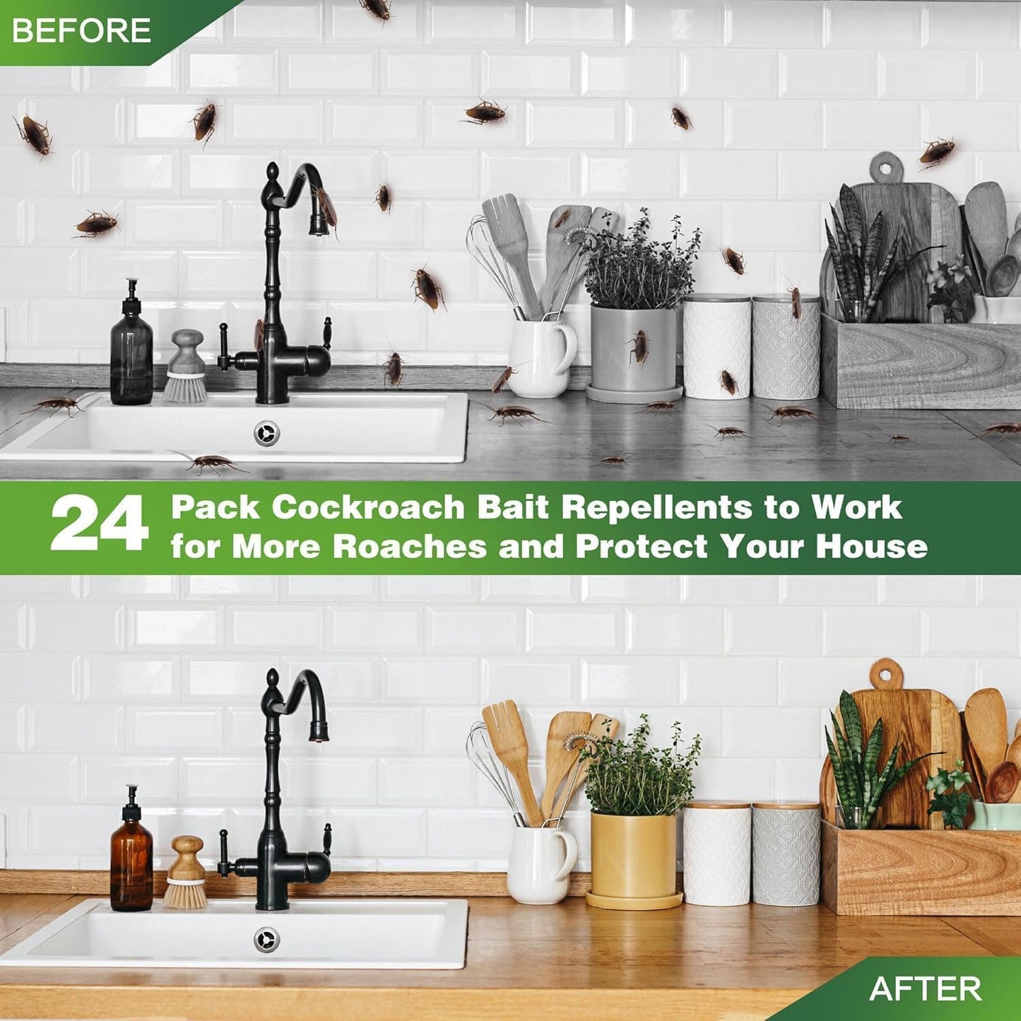 Anti Roach Gel - Cockroach Killer, Indoor Insect & Pest Control, Cockroach Repellent spray for Home,Kitchen, & Hotels (100% work) (6)