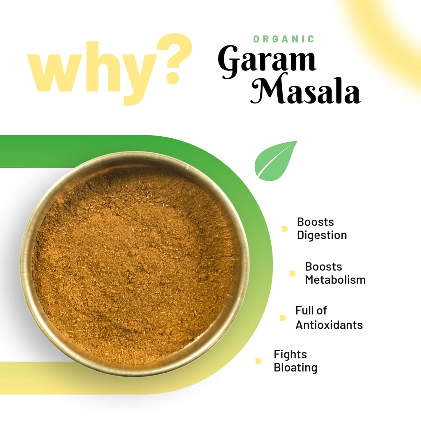 Pure Organio Organic Garam Masala Powder for Daily cooking NPOP Organic Certified (100 Gm)