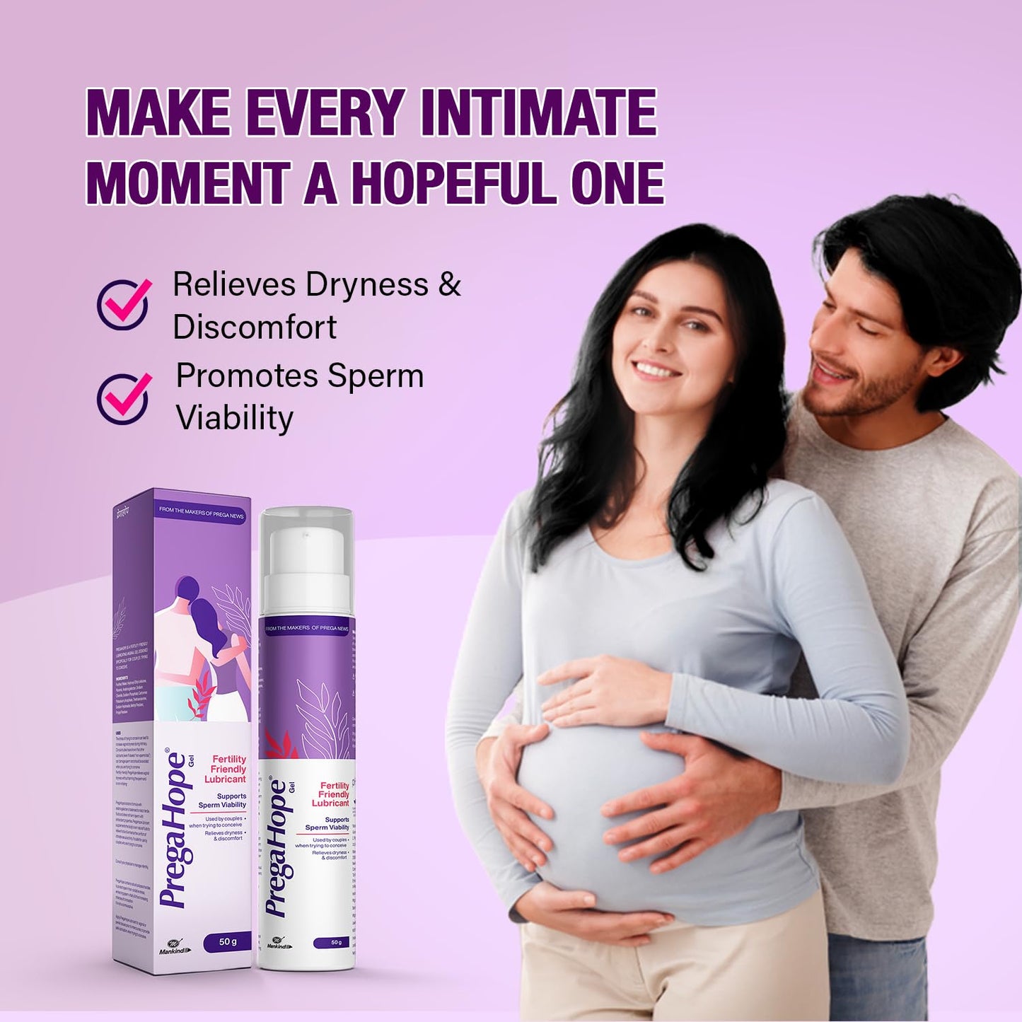 Prega Hope | Fertility Friendly Lubricant | For Couples Trying To Conceive