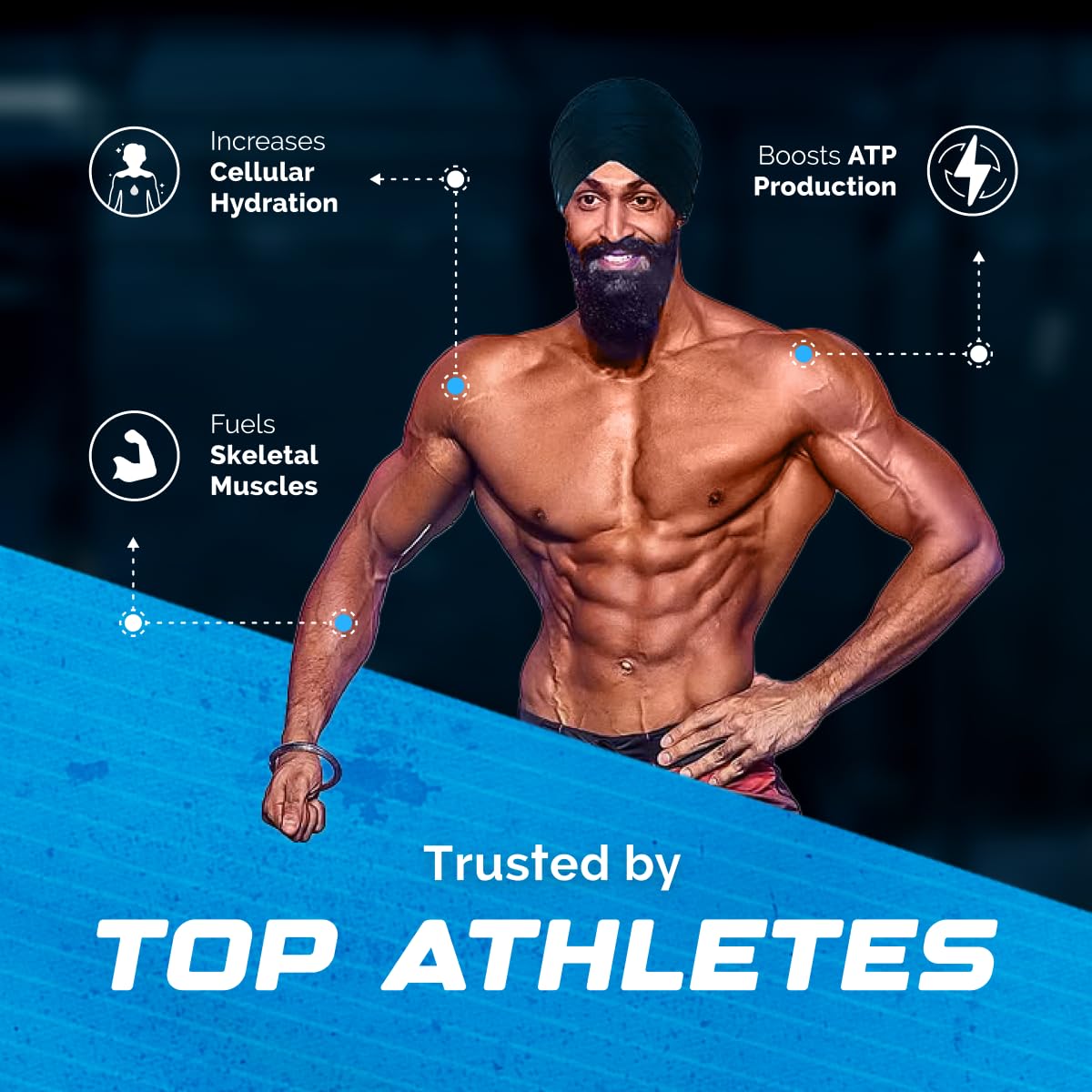 Wellcore - Pure Micronised Creatine Monohydrate Powder | Kiwi Kick | (122g, 33 servings) | Lab Tested For Fast Absorption & Recovery