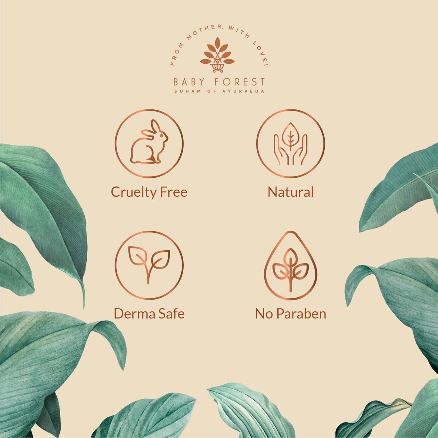 Baby Forest Komal Shwaas Baby Vapour Rub | Baby Rub for Cold & Cough | Natural Chest Rub for Kids | No Paraben | Derma Safe | Cruelty Free | 30gm