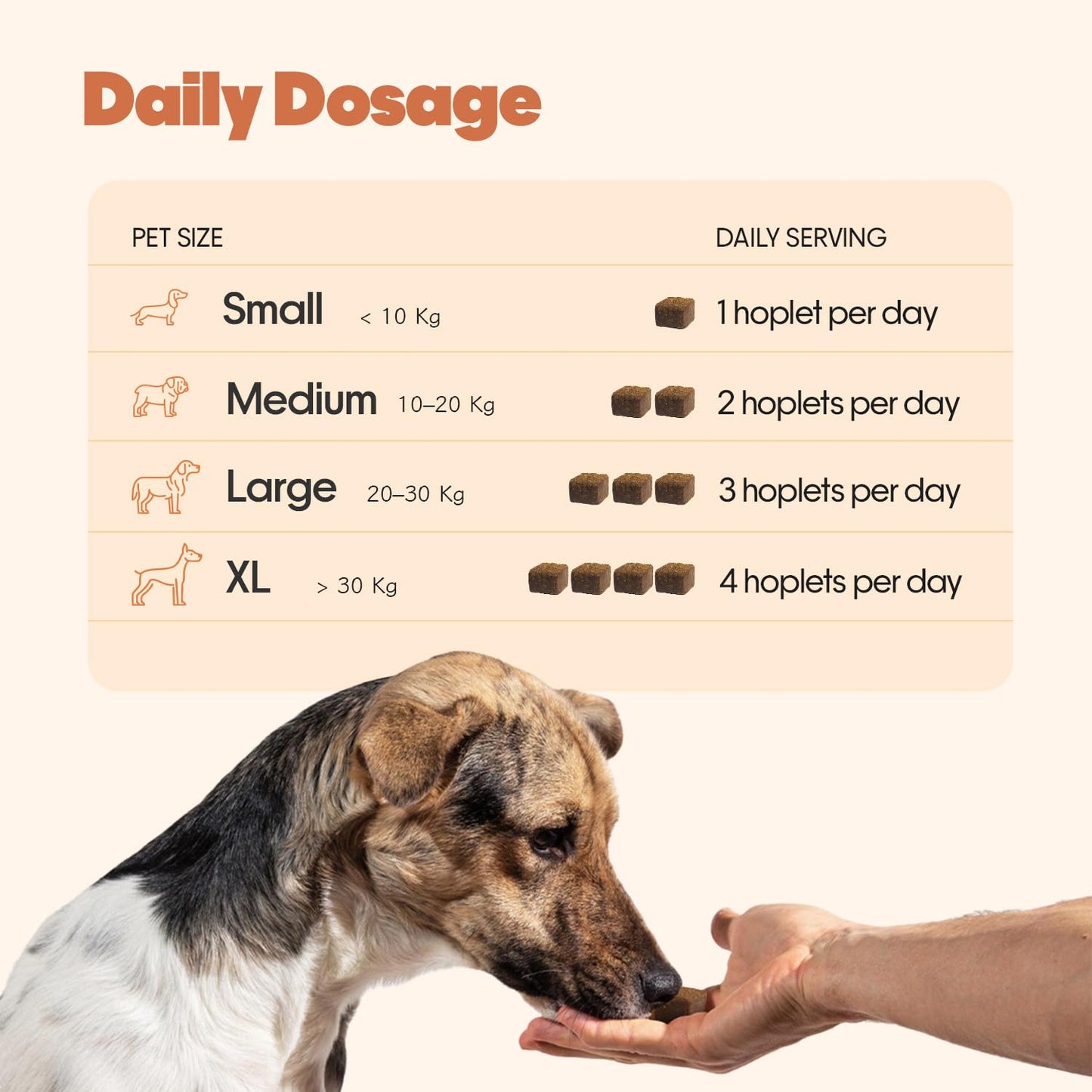 Hope Hip & Joint Health Supplement Dogs 30 Vegan hoplets | Pet Chews with Glucosamine, Chondroitin, MSM, Turmeric| Cold-Pressed | Air-Dried | Hypoallergenic | Dog Supplement |Honest Pet Co