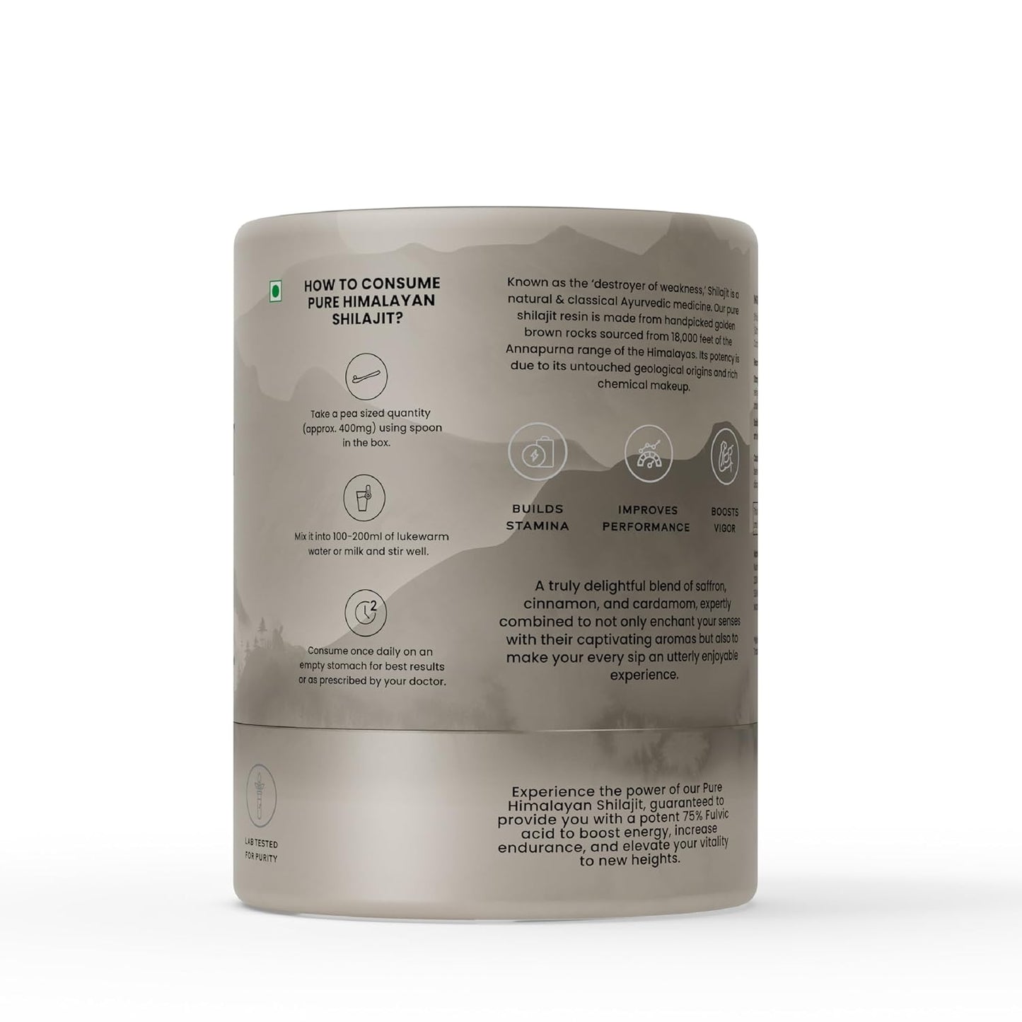 Wellbeing Nutrition Pure & Natural Himalayan Shilajit Original Resin 20g for Strength, Stamina & Performance | Shilajit Resin for Men & Women with 75% Fulvic Acid & 85 Trace Minerals | Lab Tested