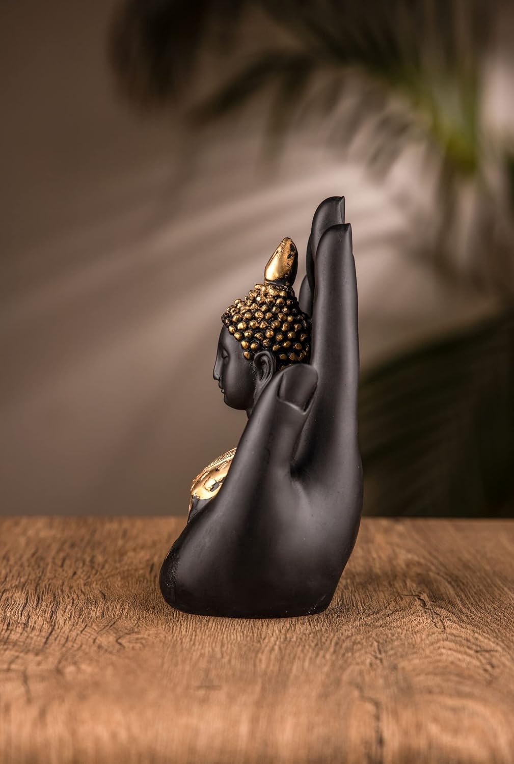 Palm Buddha Idol Showpiece, Diwali Gift for Family Friends, Diwali Decoration Items