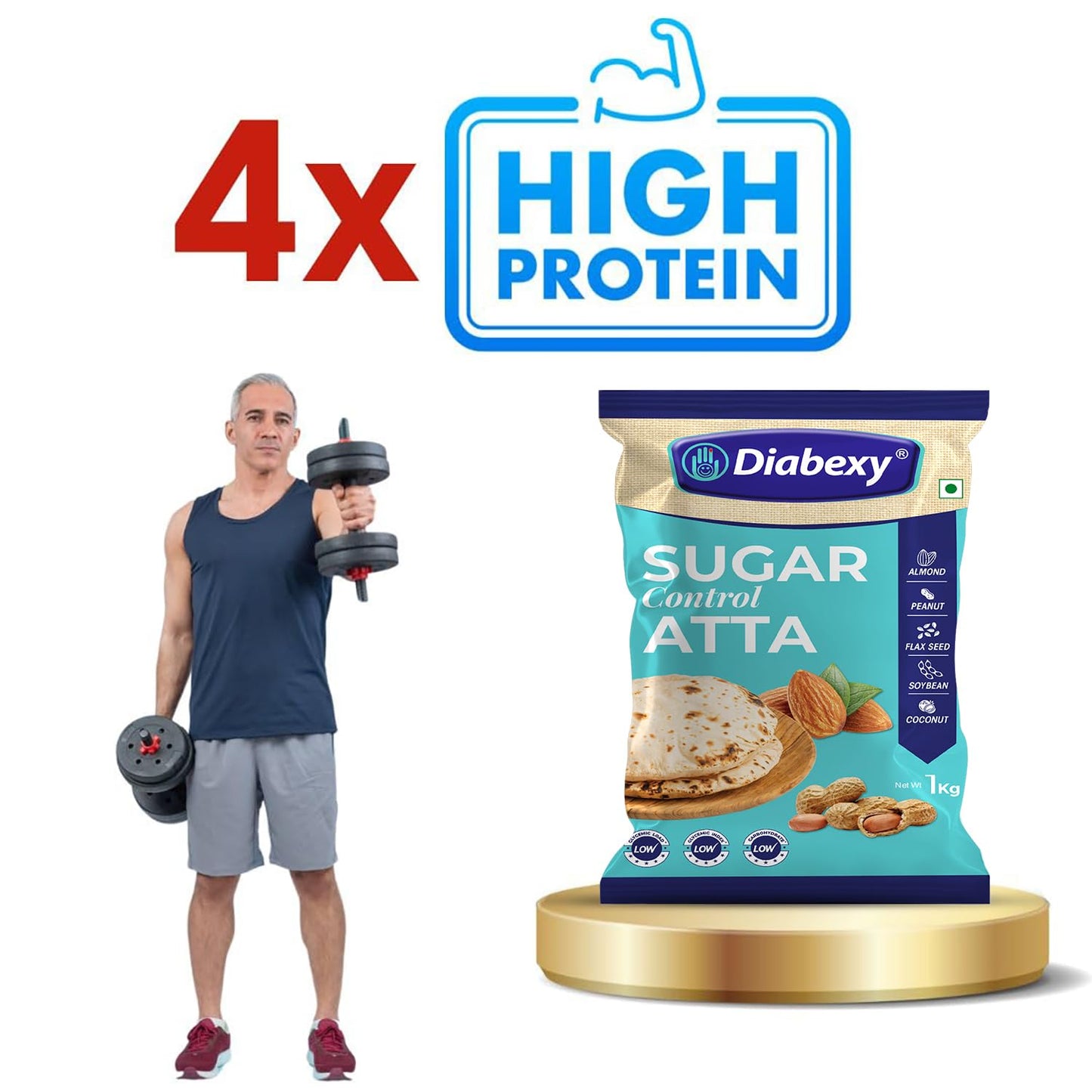 Diabexy Atta Sugar Control for Diabetes - 1kg