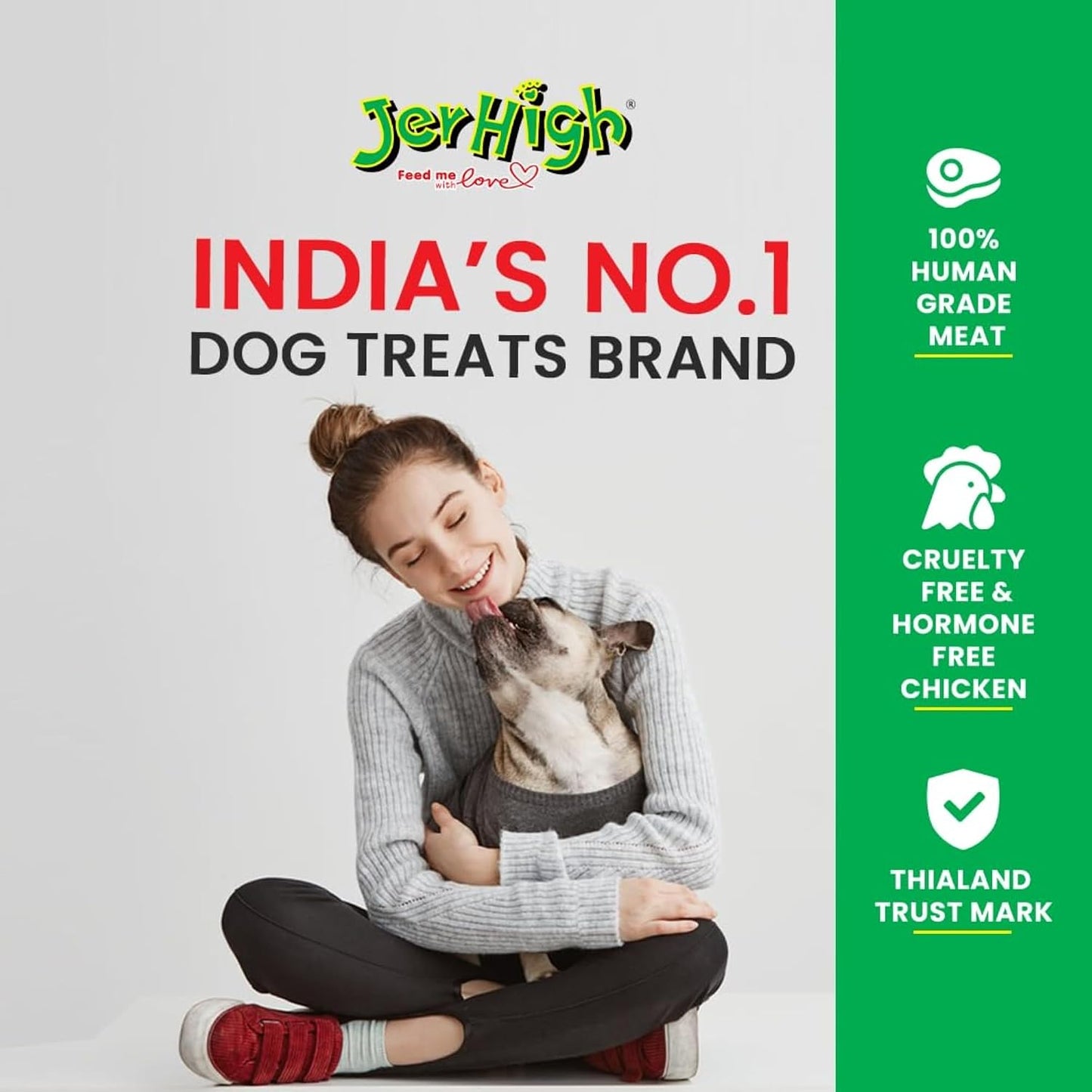 Jerhigh Dog Treat for Relaxing & Calming - Bed Time Stick Added Super Food & Natural Honey 60 G, (Pack of 1),All Life Stages
