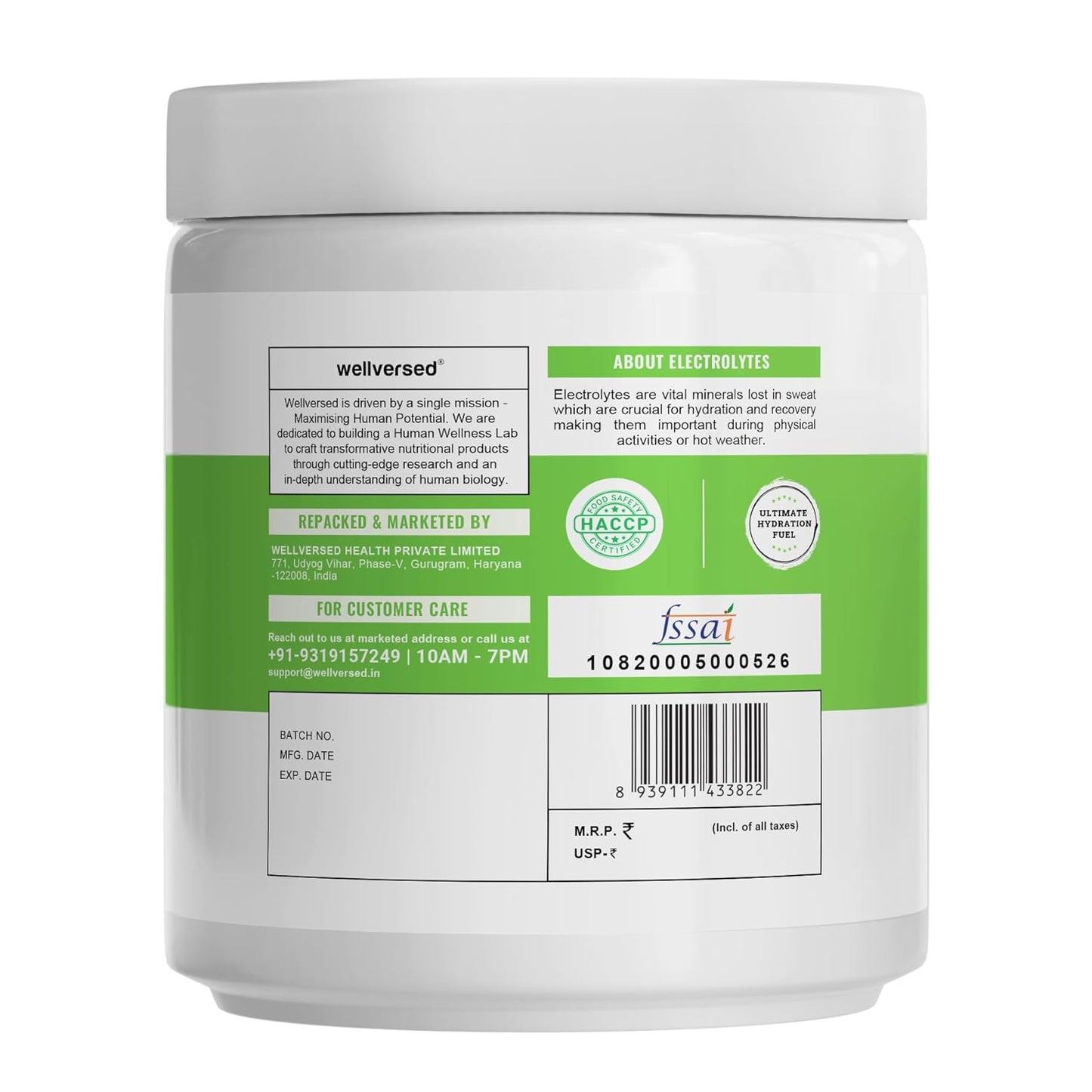 Wellcore - Electrolytes (Berlin Breeze, 200g)| Electrolyte Drink With 5 Vital Electrolytes: Na, Mg, Ca, K, PO4|Sugar Free Electrolyte Powder|Fat Fuel Powered Keto Electrolyte, 1 count, 40 servings