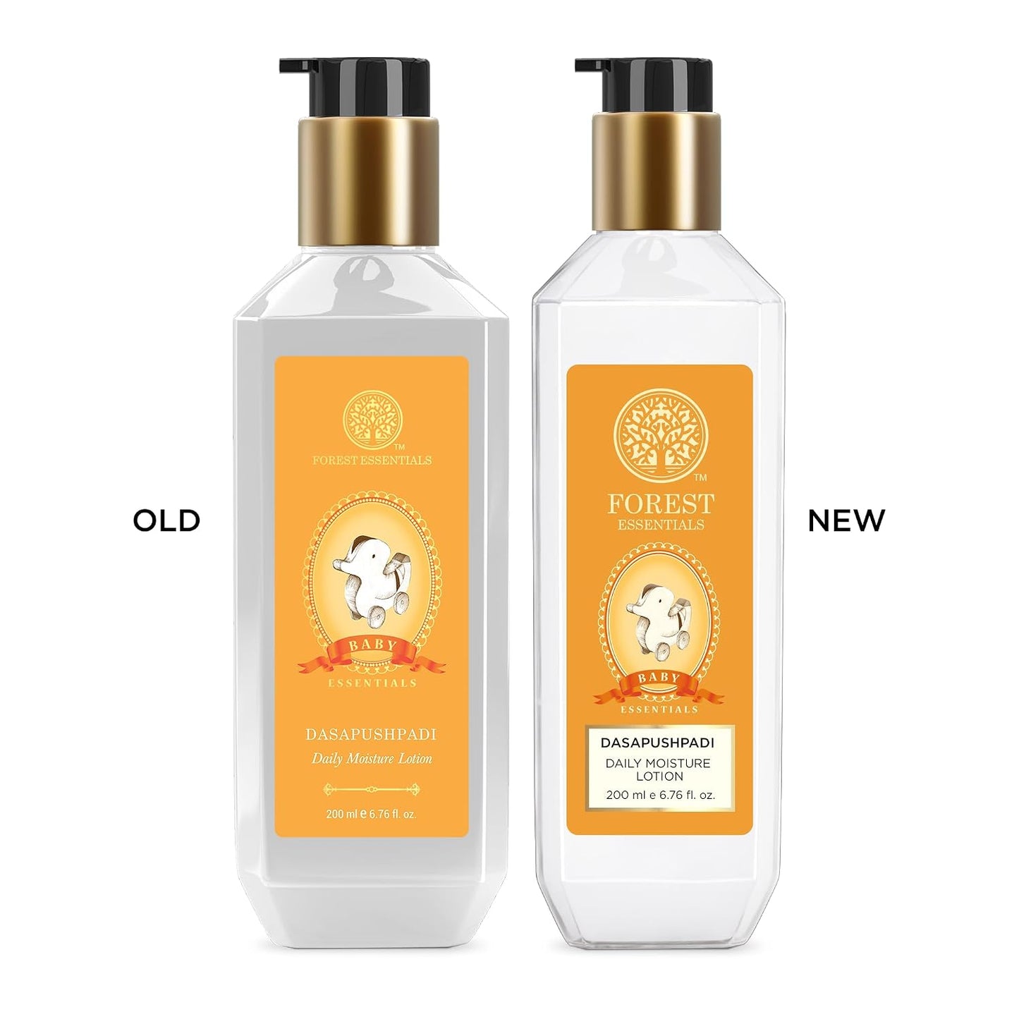 Forest Essentials Dasapushpadi Daily Moisture Lotion Specially for Babies | Traditional Formula | Safe, Natural & Gentle Moisturiser for Baby's Delicate Skin