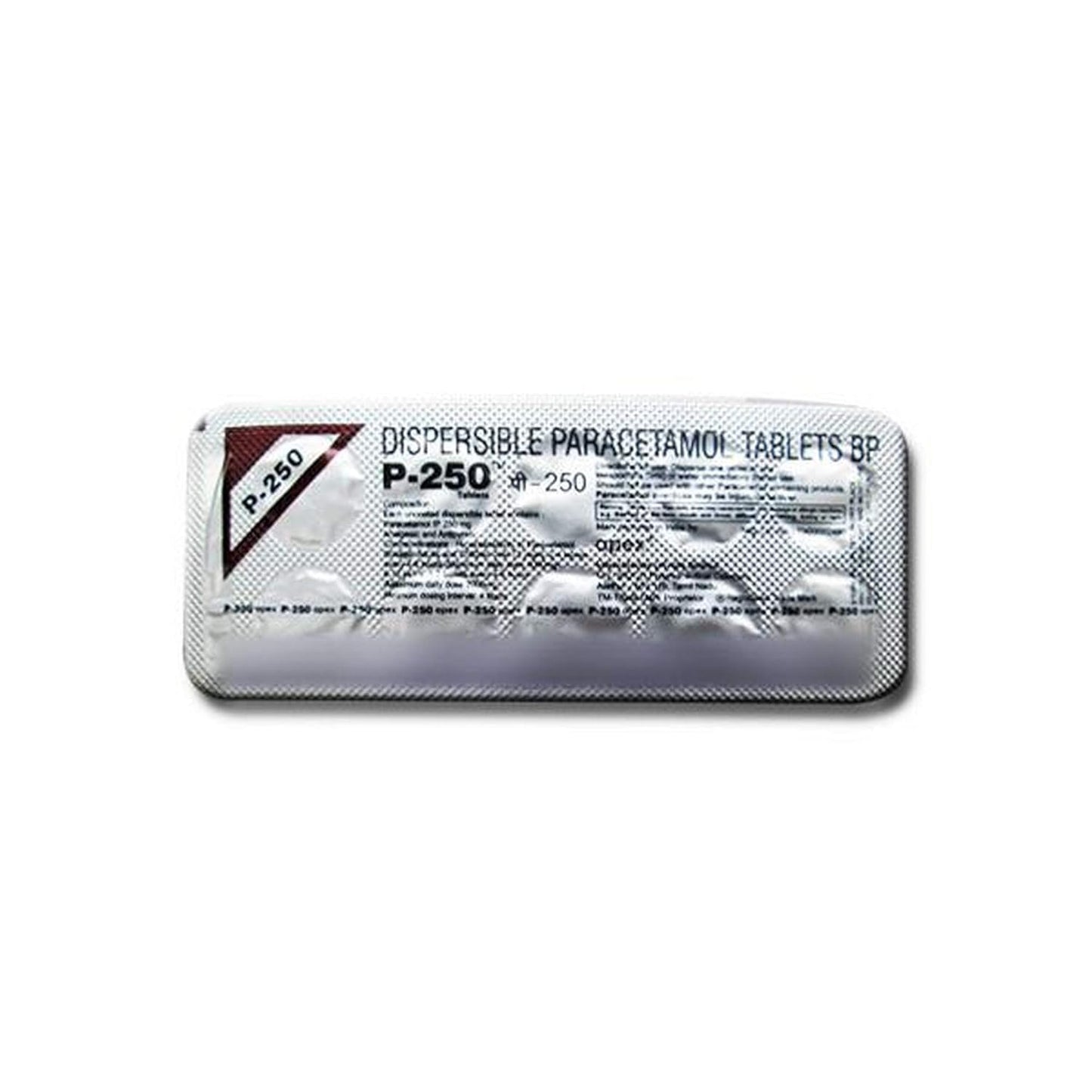 P-250 - Strip of 10 Tablets