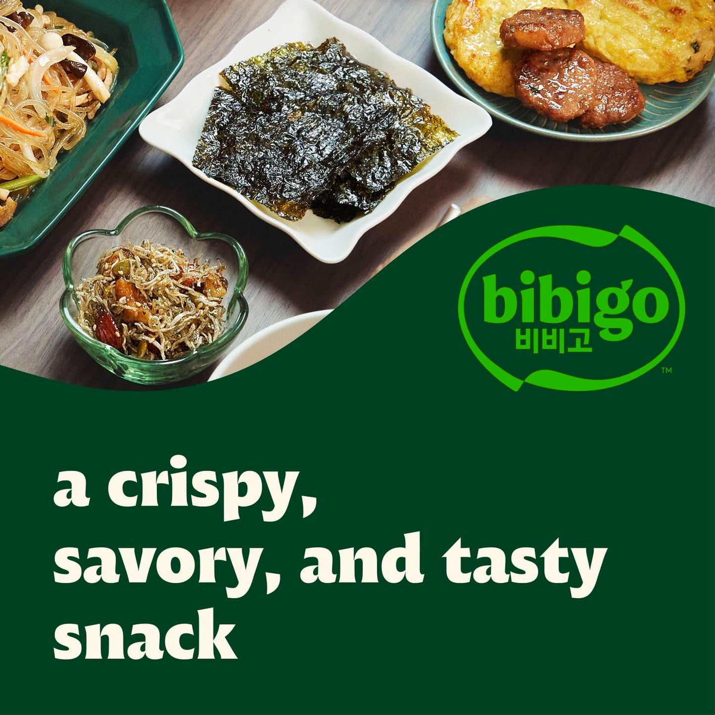 Bibigo Sesame Flavor Seaweed Snack, Non GMO, Gluten Free, 0.35 Ounces (Pack Of 1)