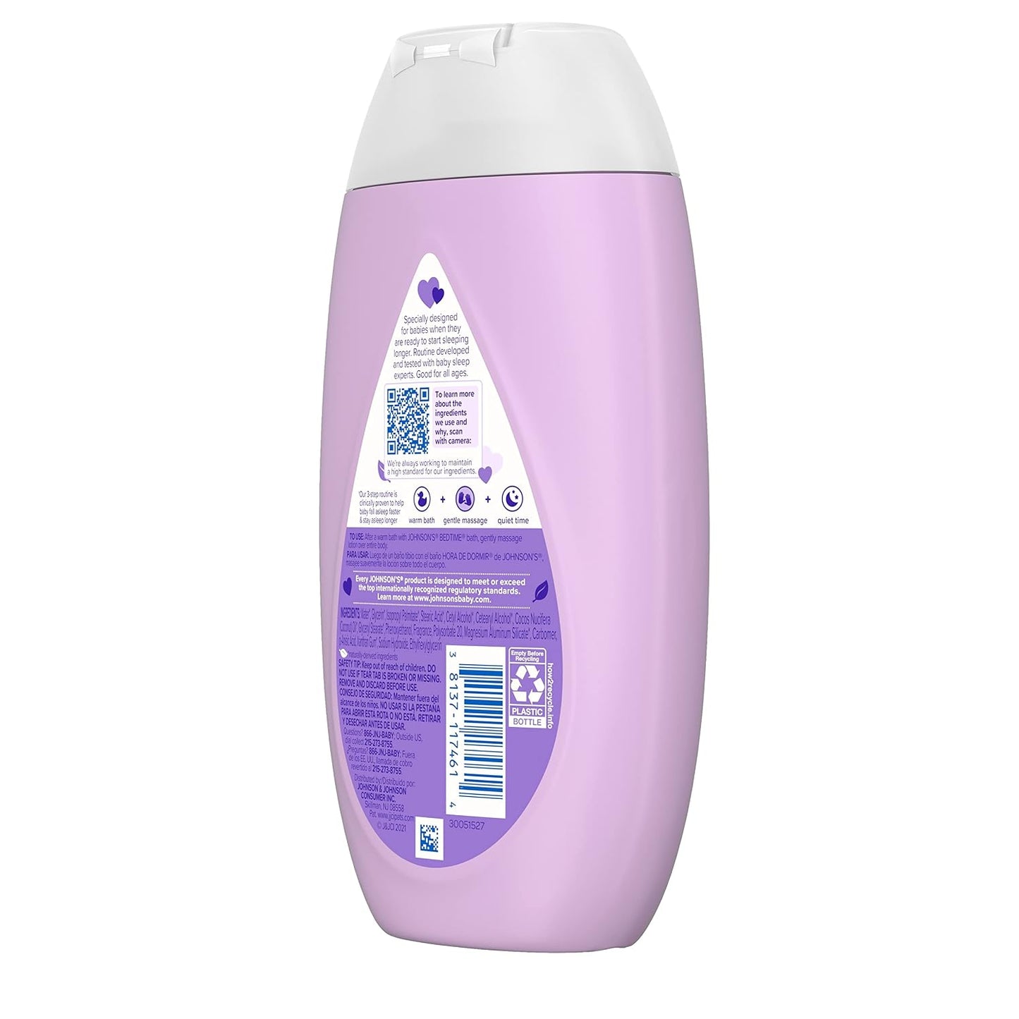 Johnsons Baby Bedtime Lotion by Johnson and Johnson for Kids - 13.6 oz Lotion