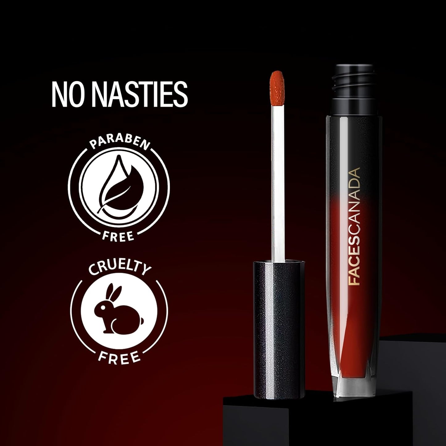 FACESCANADA Comfy Silk Liquid Lipstick - Lunar Brown 11, 3Ml | Satin Matte HD Finish | Luxe Comfort | Longlasting | No Dryness | Smooth Texture | Mulberry Oil & Shea Butter For Plump Hydrated Lips