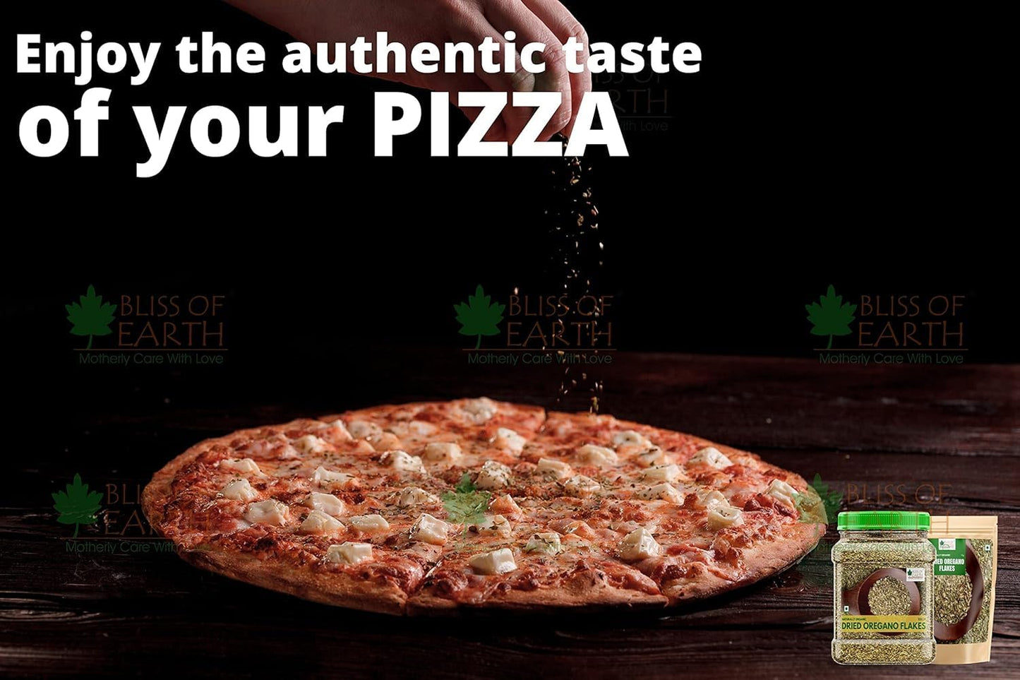 Bliss of Earth 300Gm Naturally Organic Dried Oregano Flakes For Seasoning On Pizza & Pasta